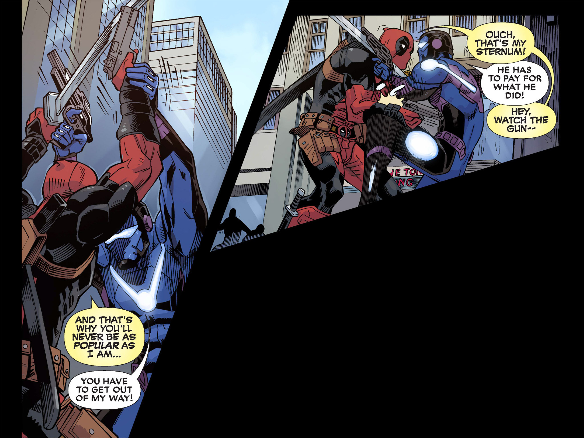 Read online Deadpool & Cable: Split Second Infinite Comic comic -  Issue #2 - 56