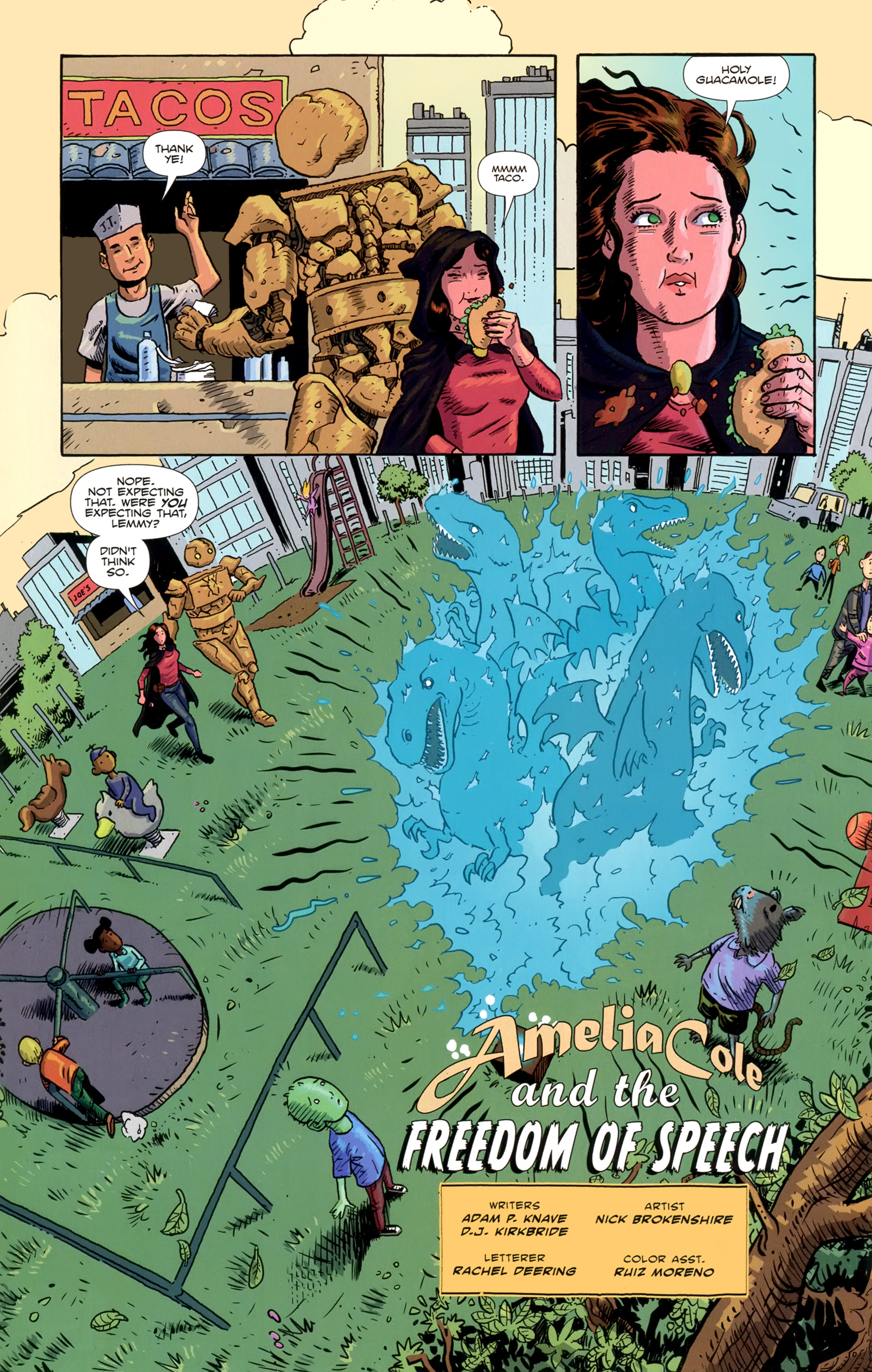 Read online Free Comic Book Day 2014 comic -  Issue # Defend Comics - 22