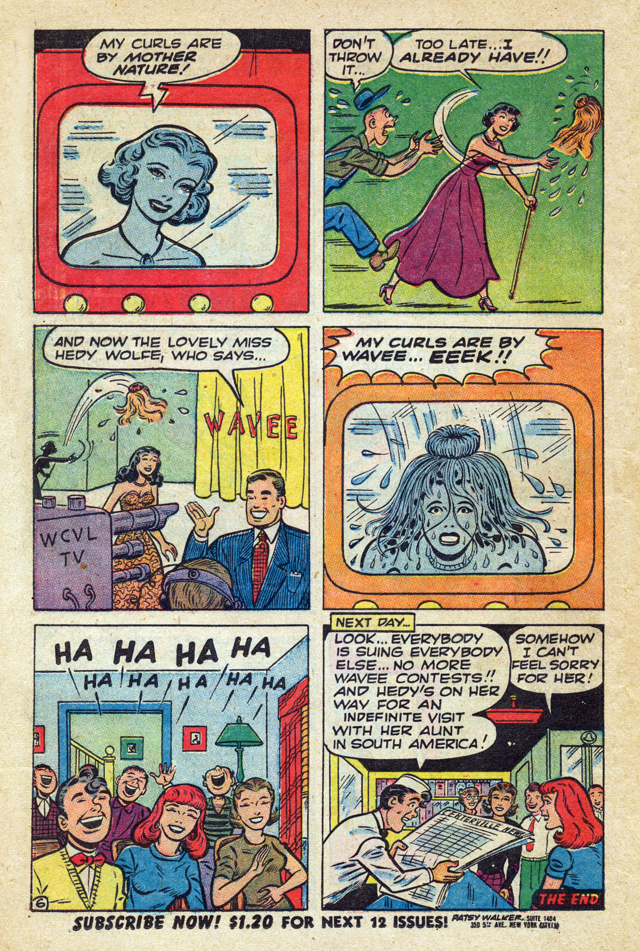Read online Patsy Walker comic -  Issue #36 - 36