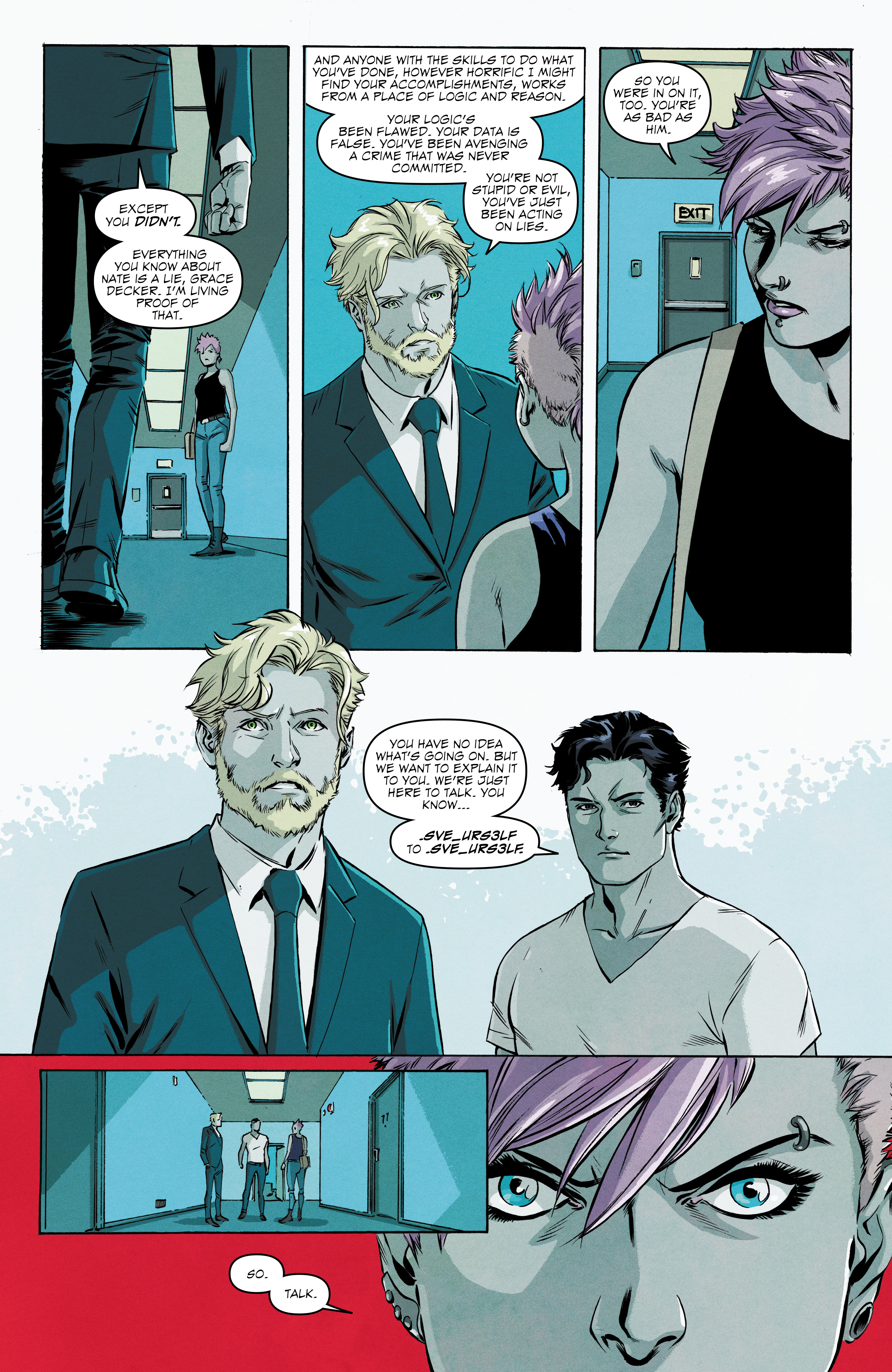 Read online Hacktivist Volume 2 comic -  Issue #4 - 8