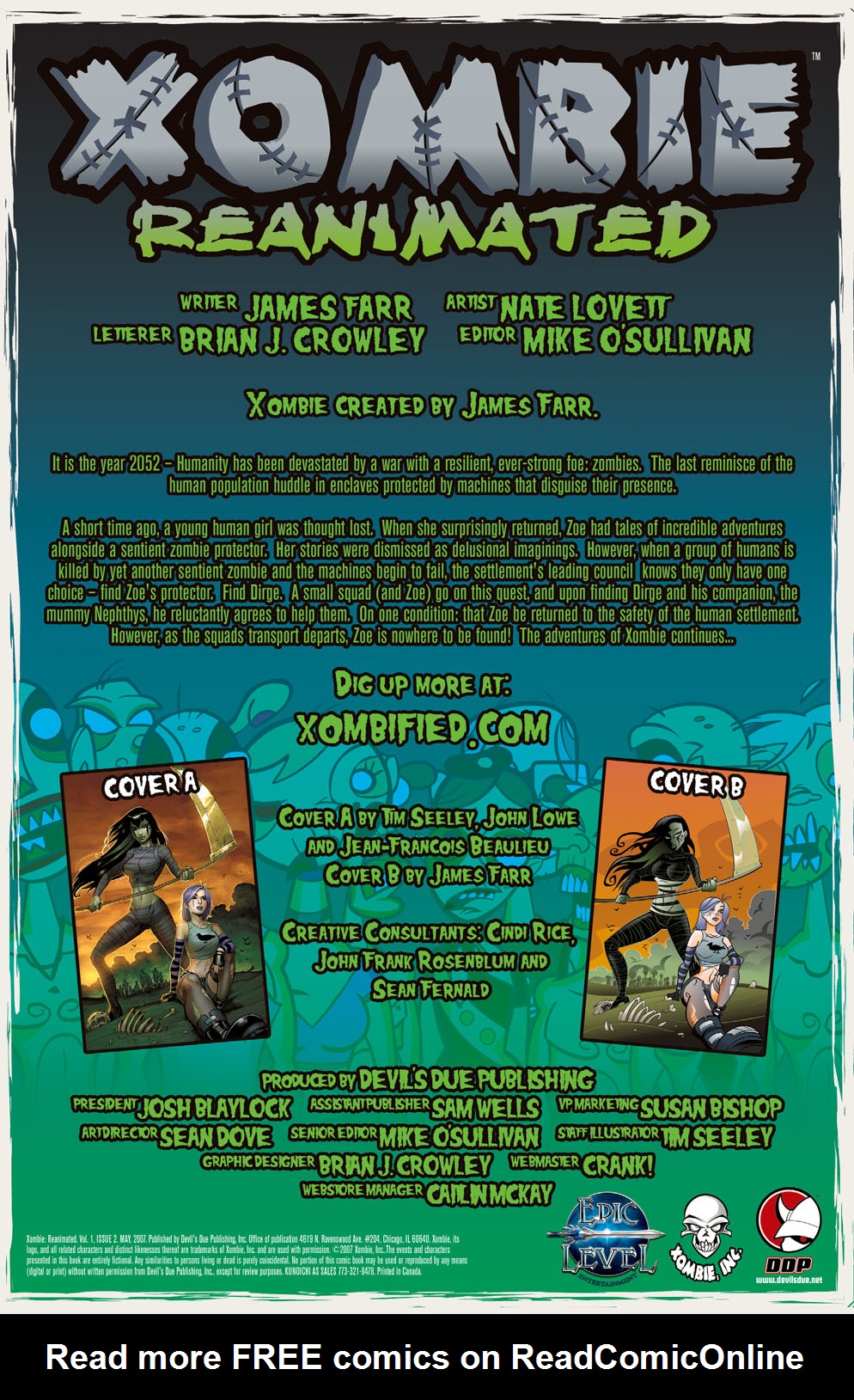 Read online Xombie Reanimated comic -  Issue #2 - 3