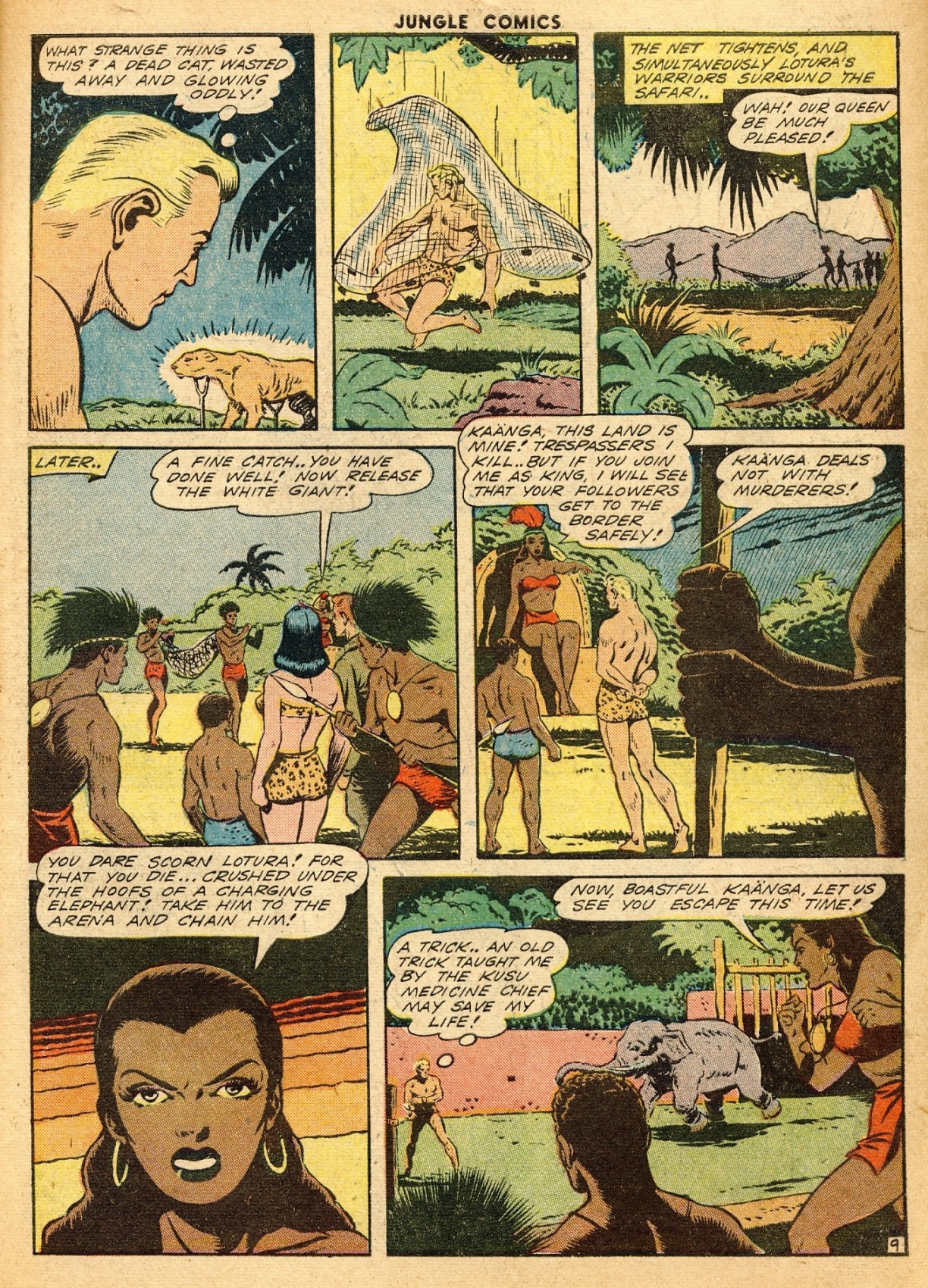 Read online Jungle Comics comic -  Issue #51 - 11