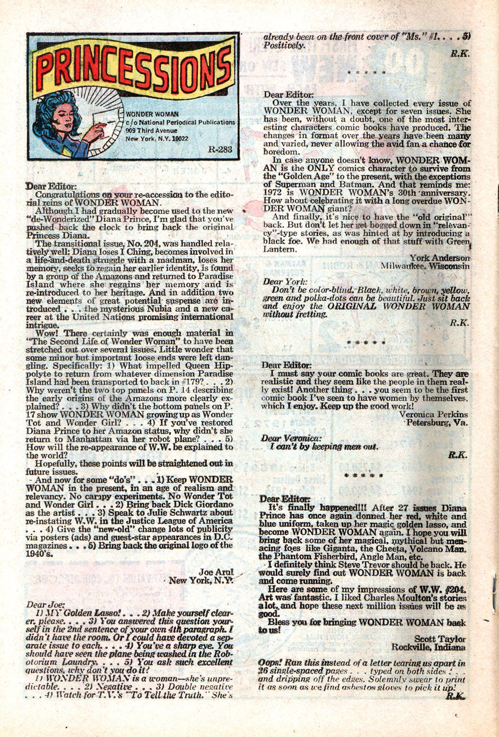 Read online Wonder Woman (1942) comic -  Issue #208 - 15