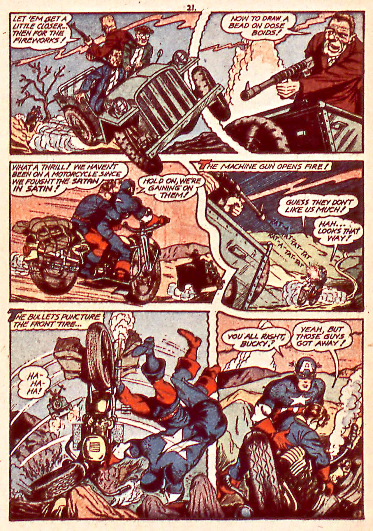 Read online Captain America Comics comic -  Issue #17 - 23
