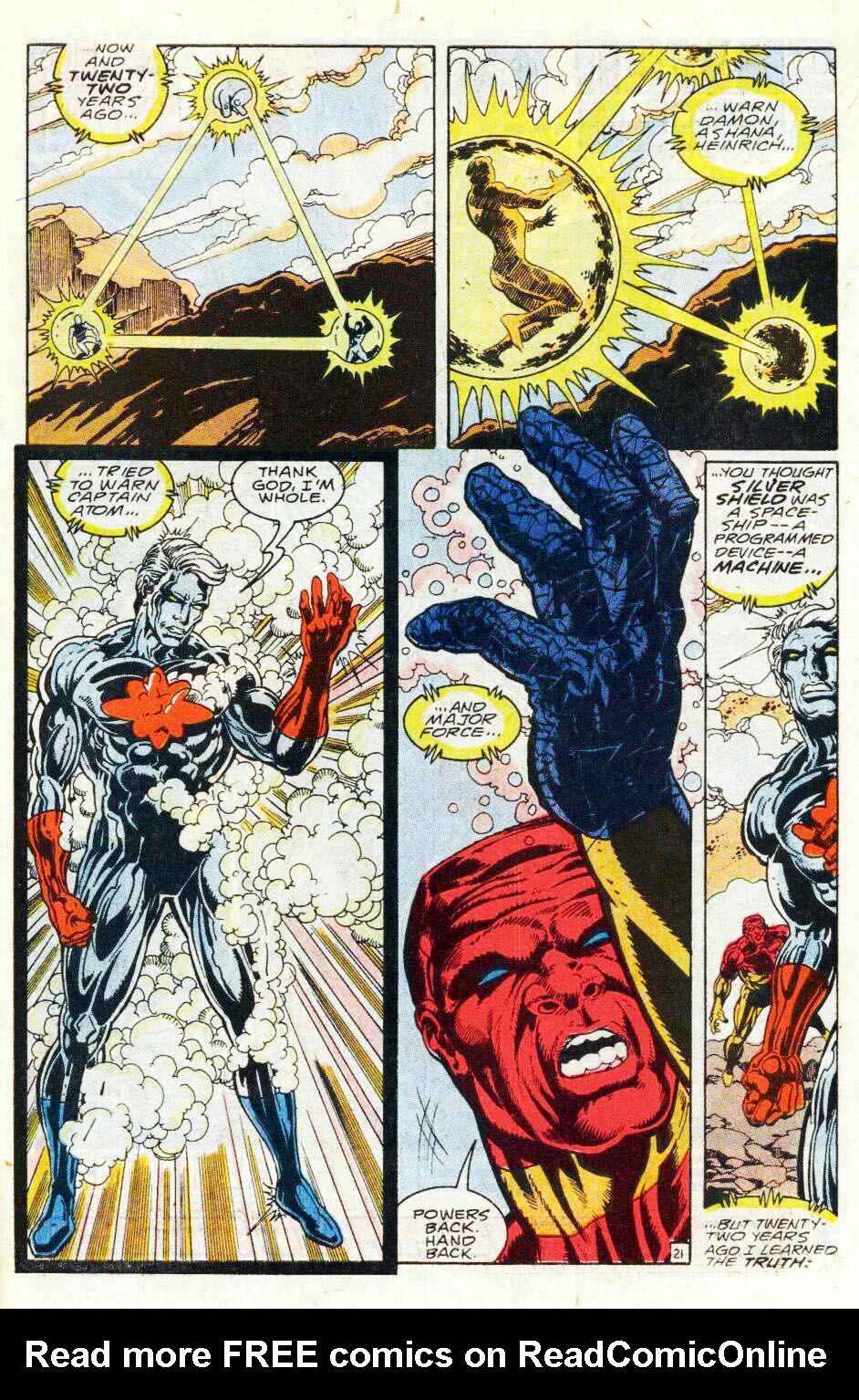 Read online Captain Atom (1987) comic -  Issue #35 - 22