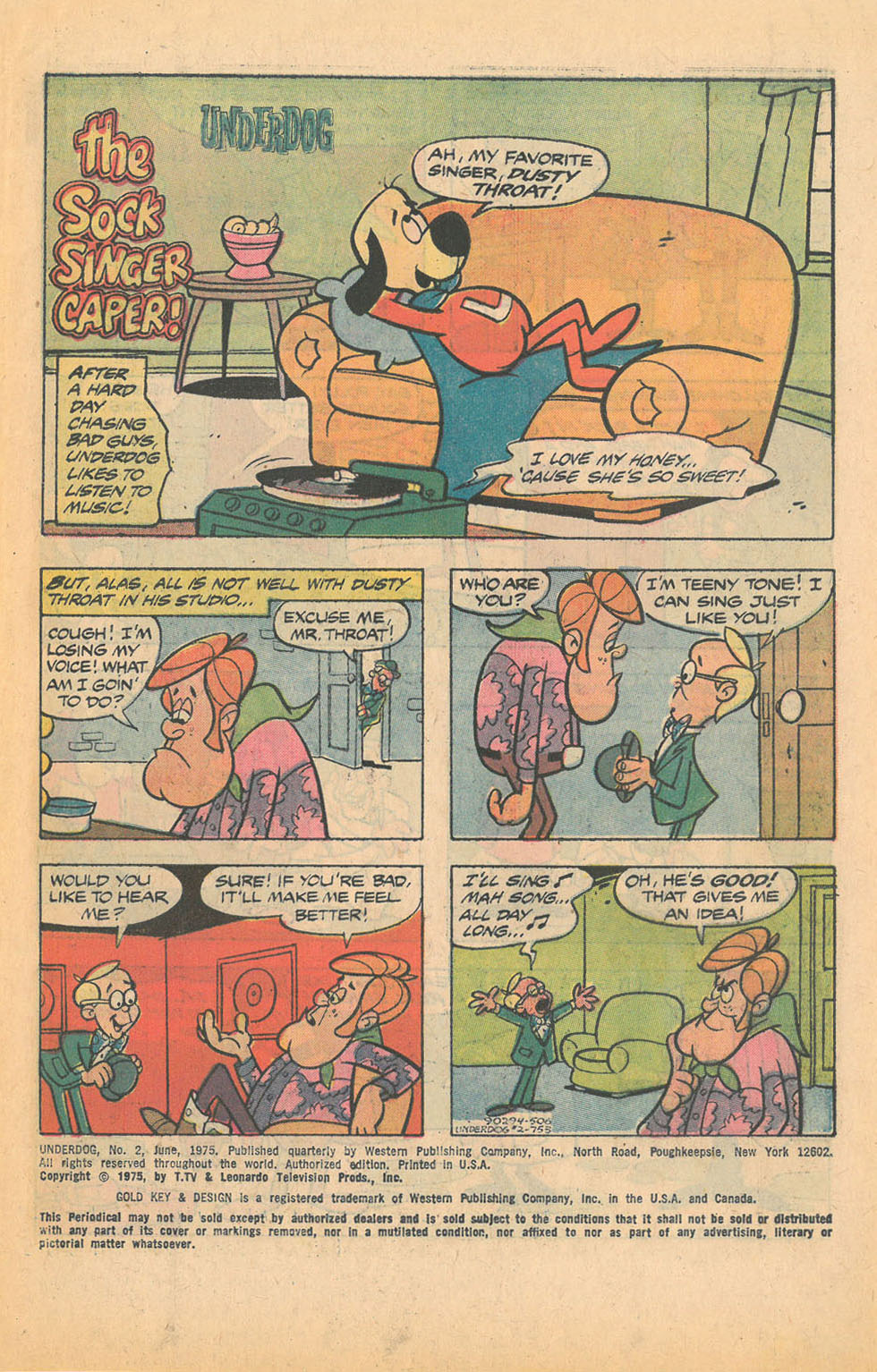 Read online Underdog (1975) comic -  Issue #2 - 3