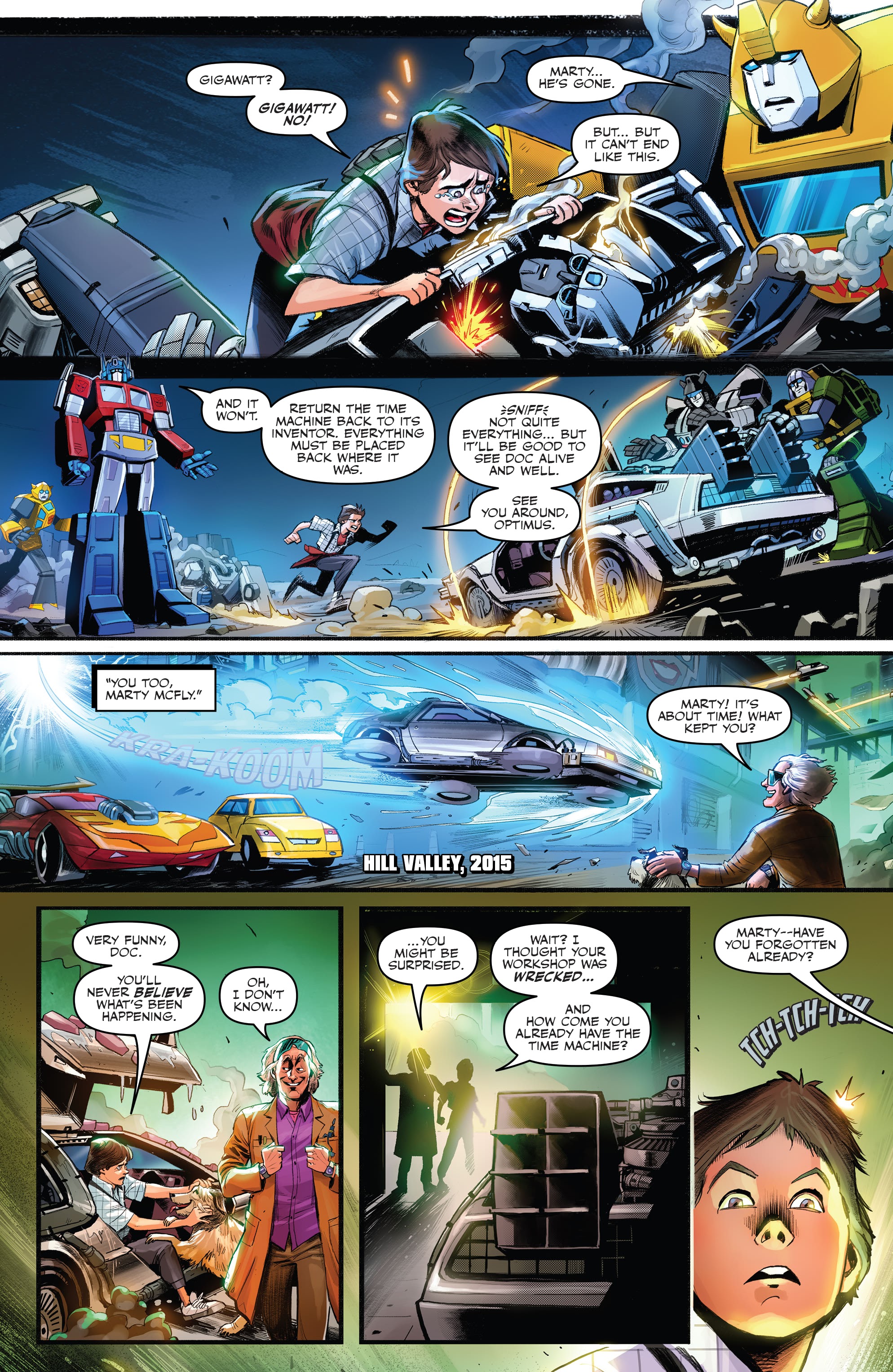 Read online Transformers: Back to the Future comic -  Issue #4 - 20