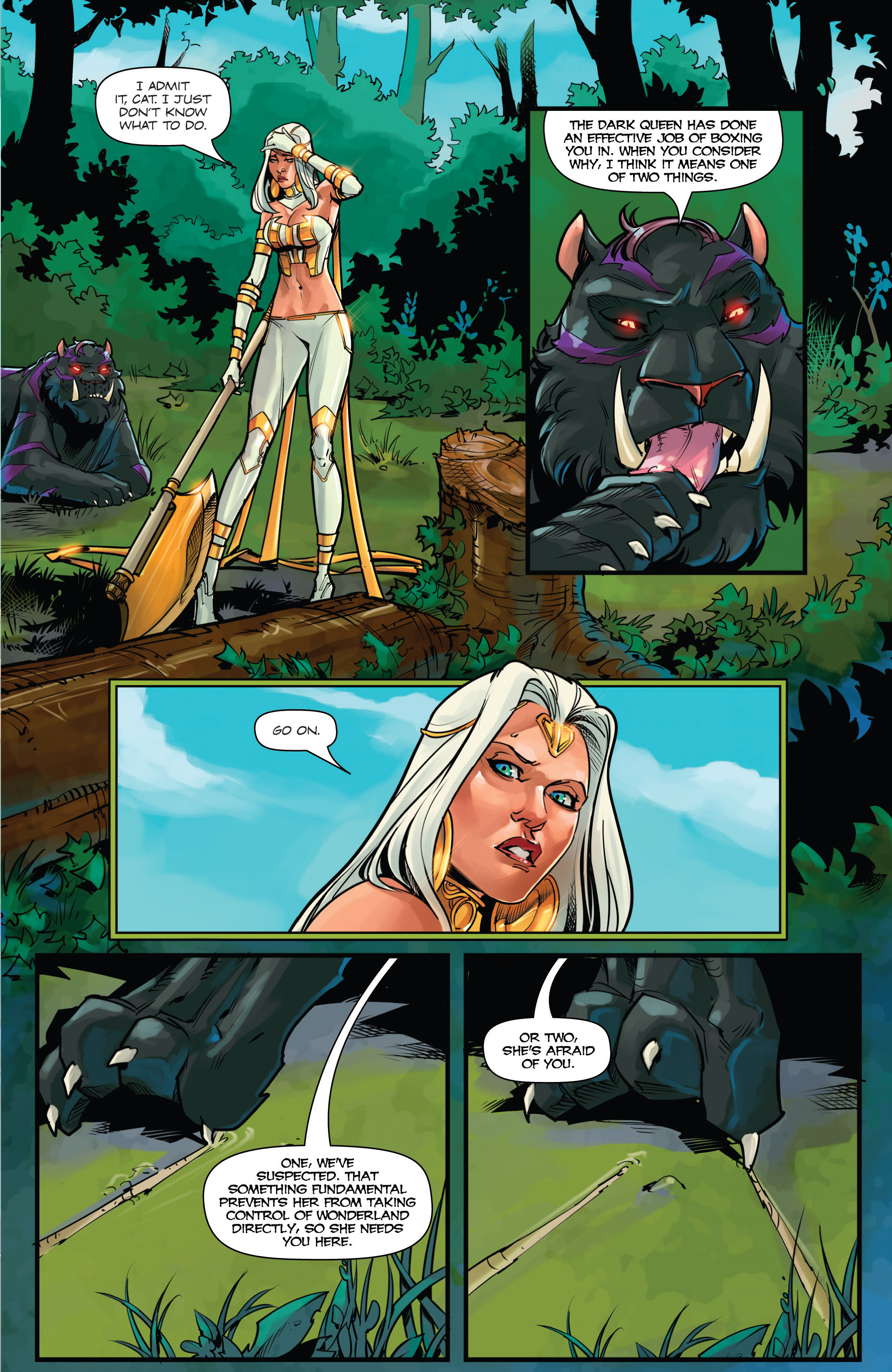 Read online Grimm Fairy Tales presents White Queen: Age of Darkness comic -  Issue #2 - 6