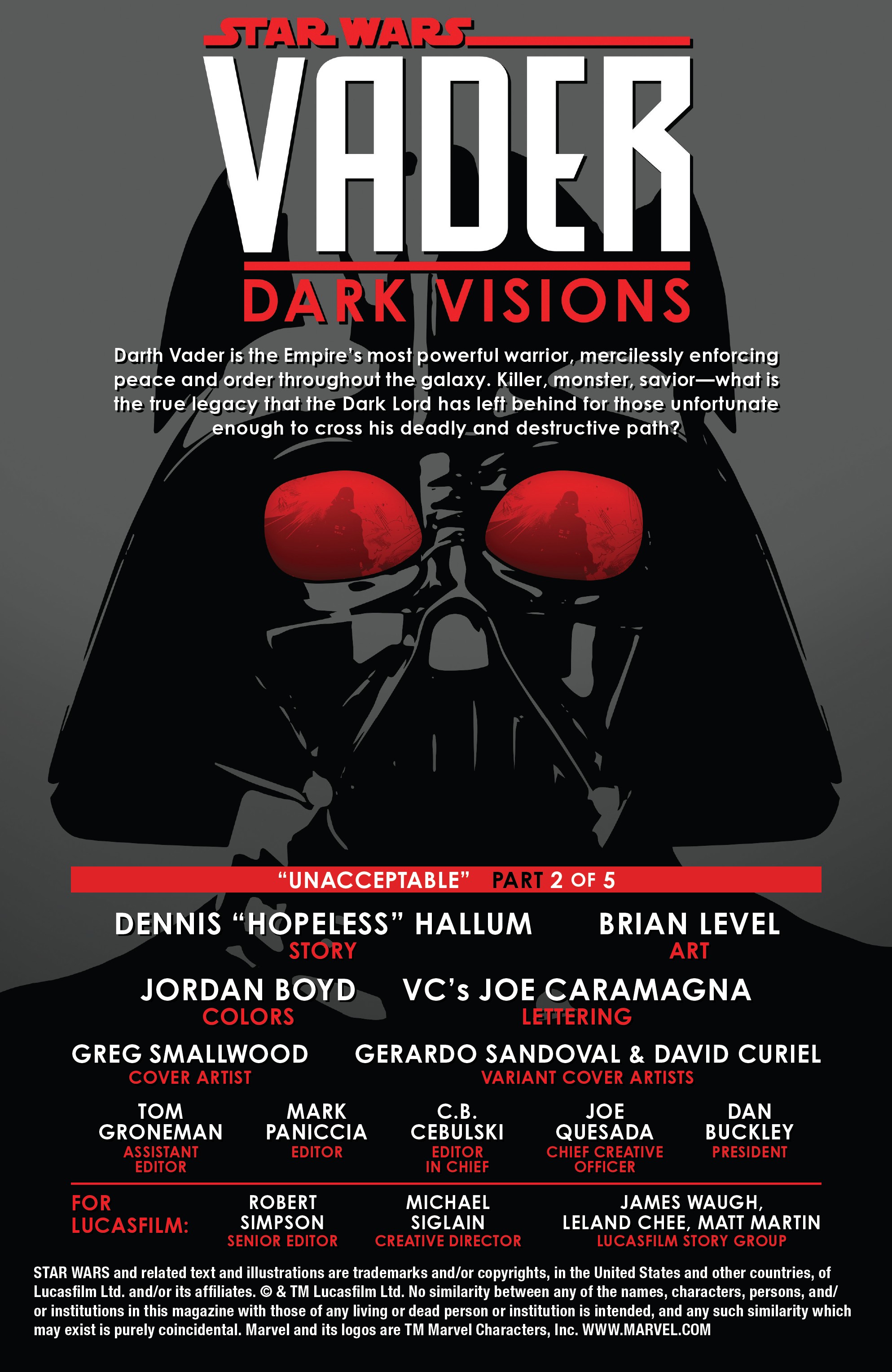 Read online Star Wars: Vader: Dark Visions comic -  Issue #2 - 2