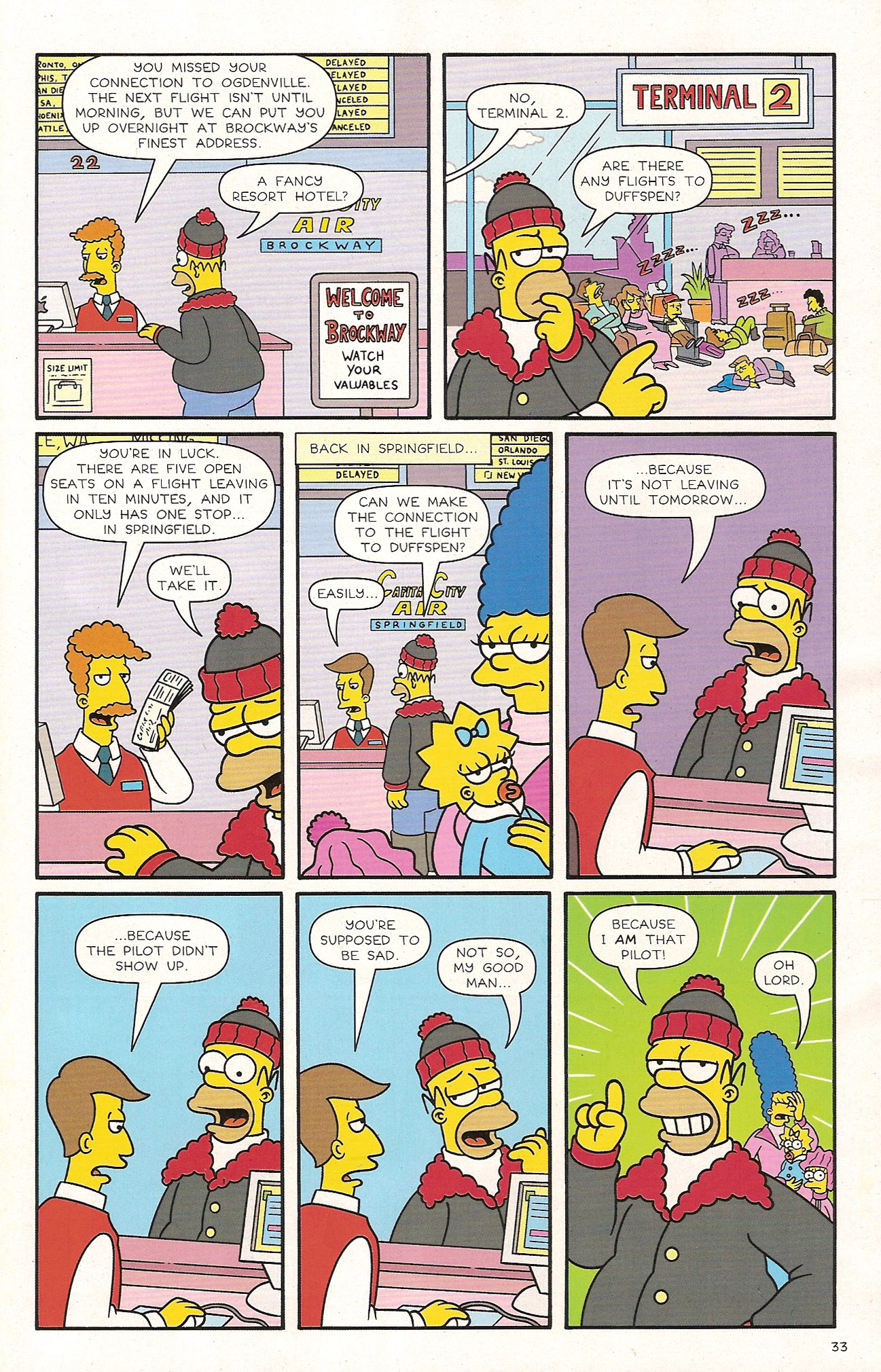 Read online The Simpsons Winter Wingding comic -  Issue #5 - 34
