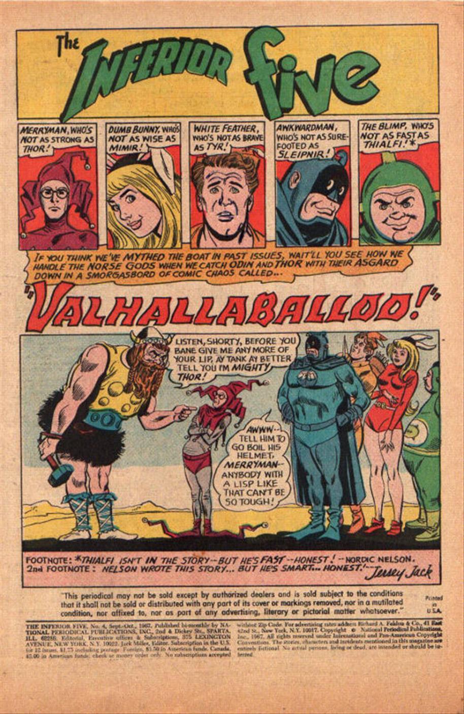 Read online The Inferior Five comic -  Issue #4 - 3