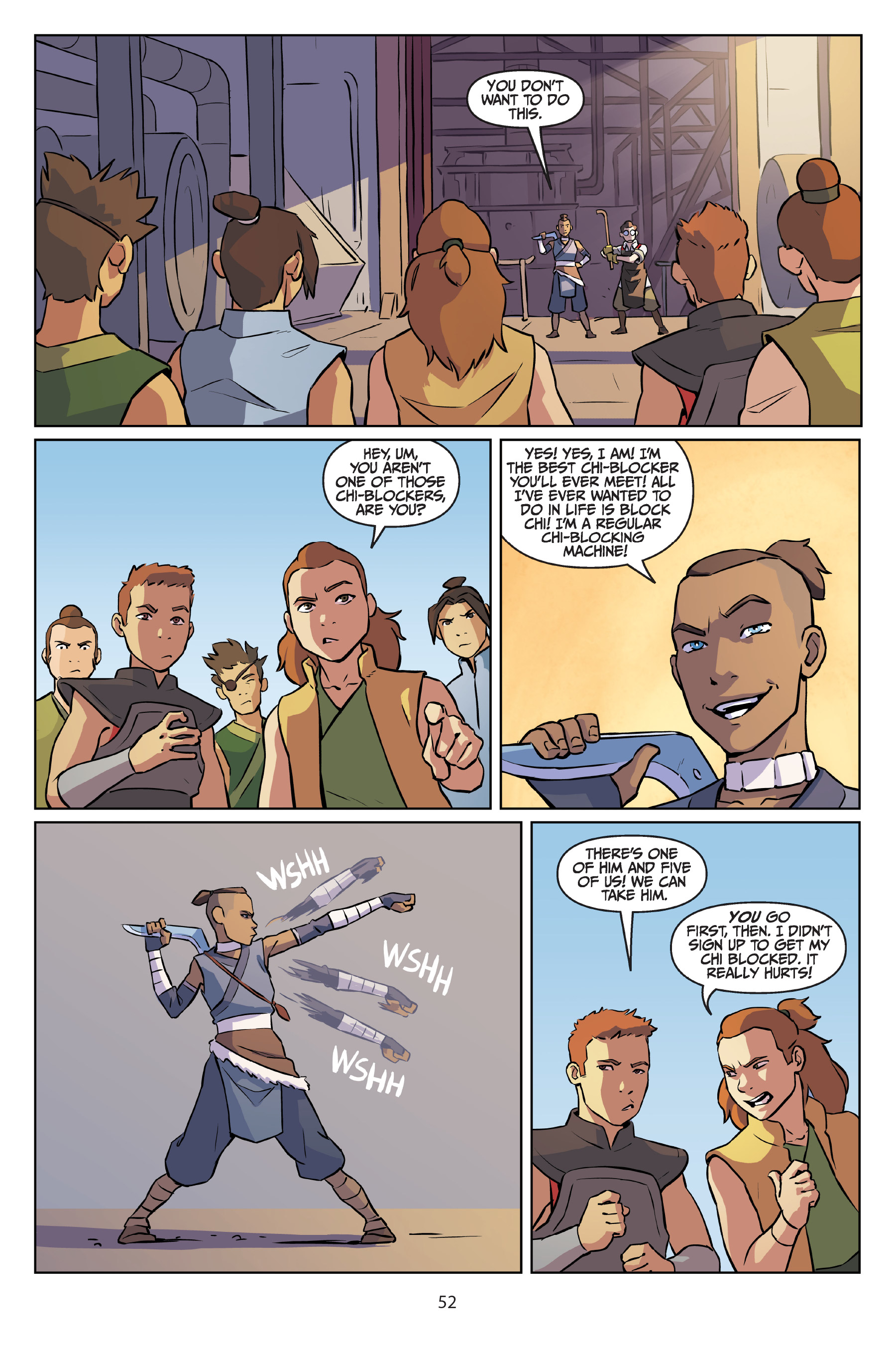 Read online Nickelodeon Avatar: The Last Airbender - Imbalance comic -  Issue # TPB 3 - 53