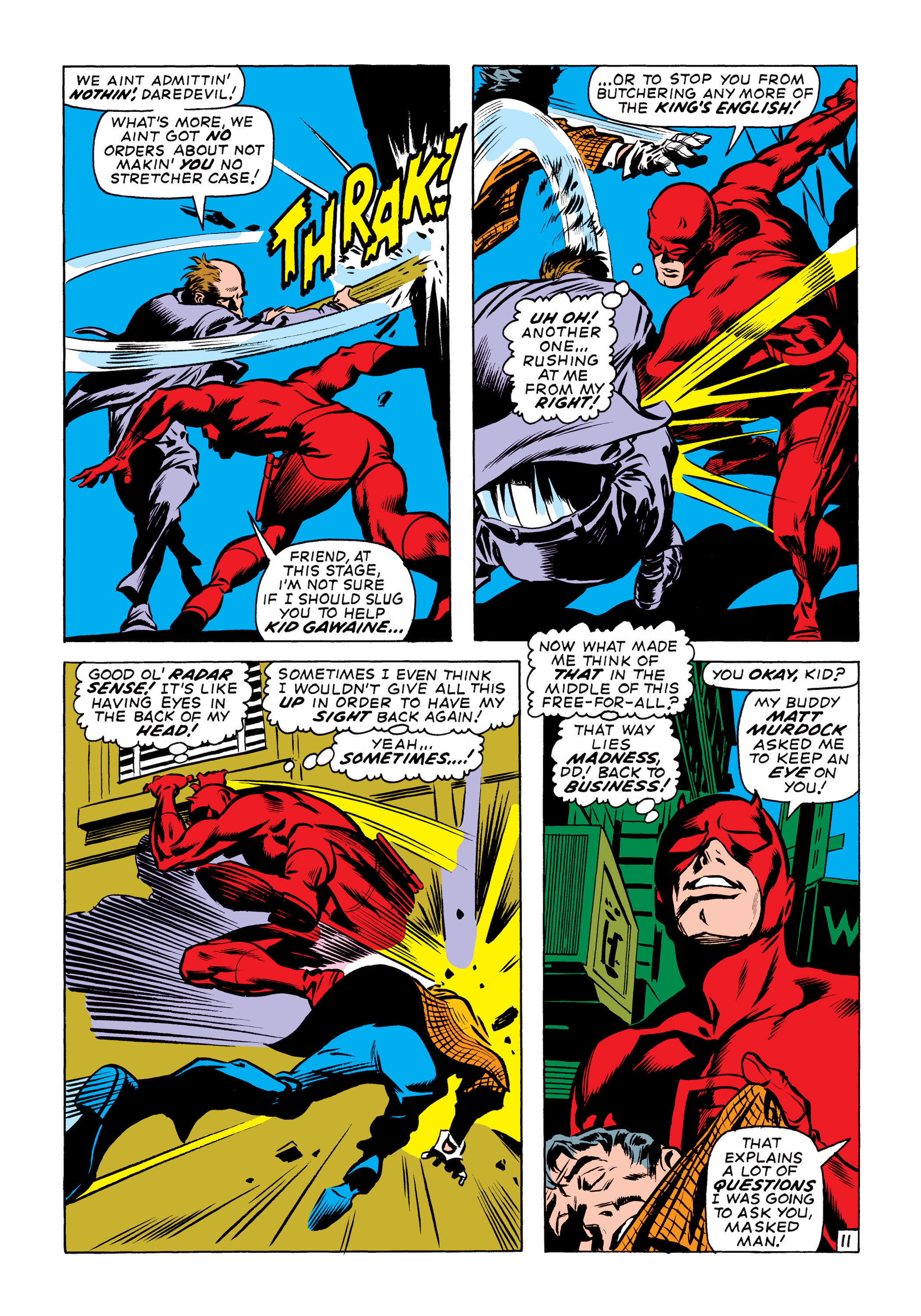 Read online Marvel Masterworks: Daredevil comic -  Issue # TPB 7 (Part 1) - 98