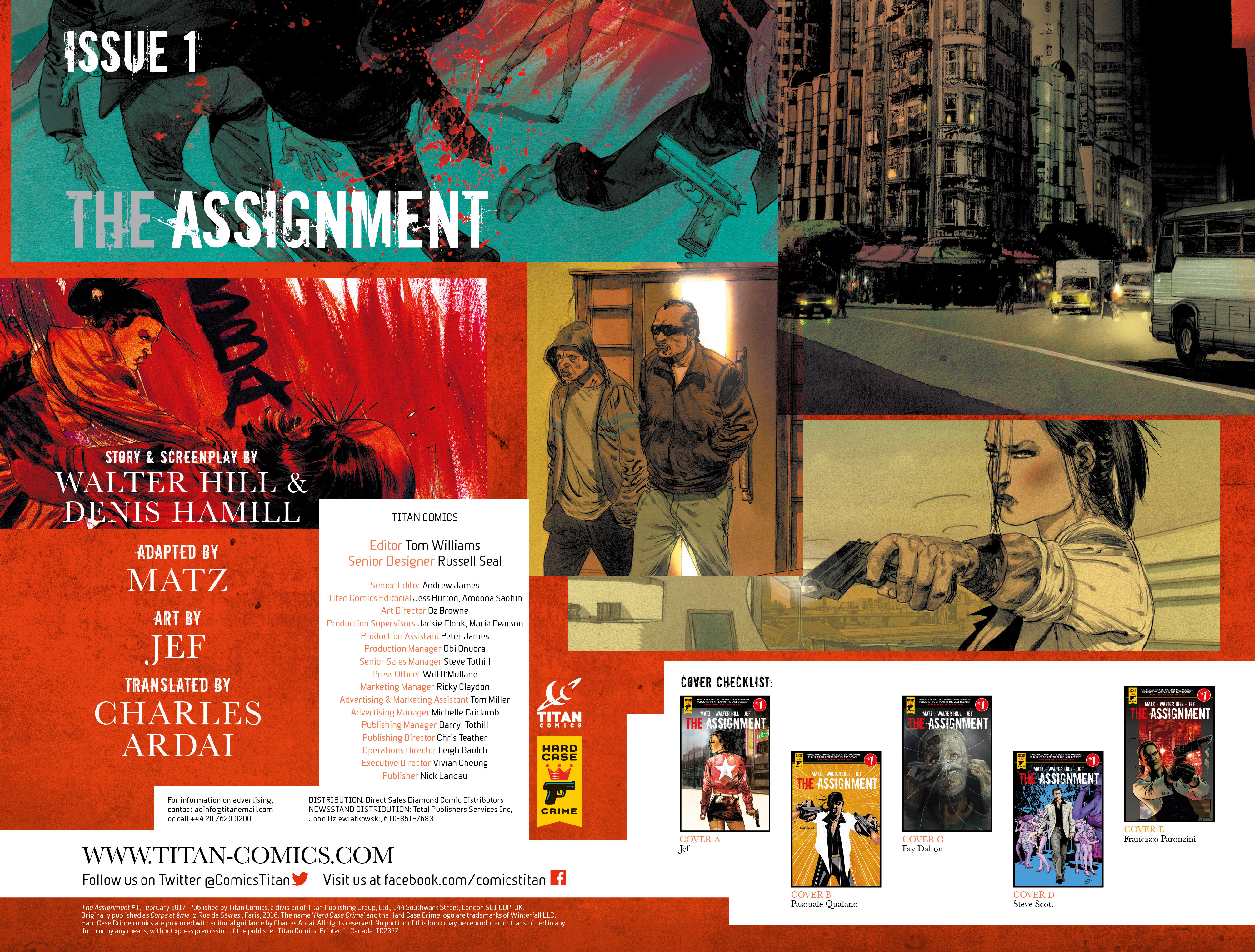 Read online The Assignment comic -  Issue #1 - 6