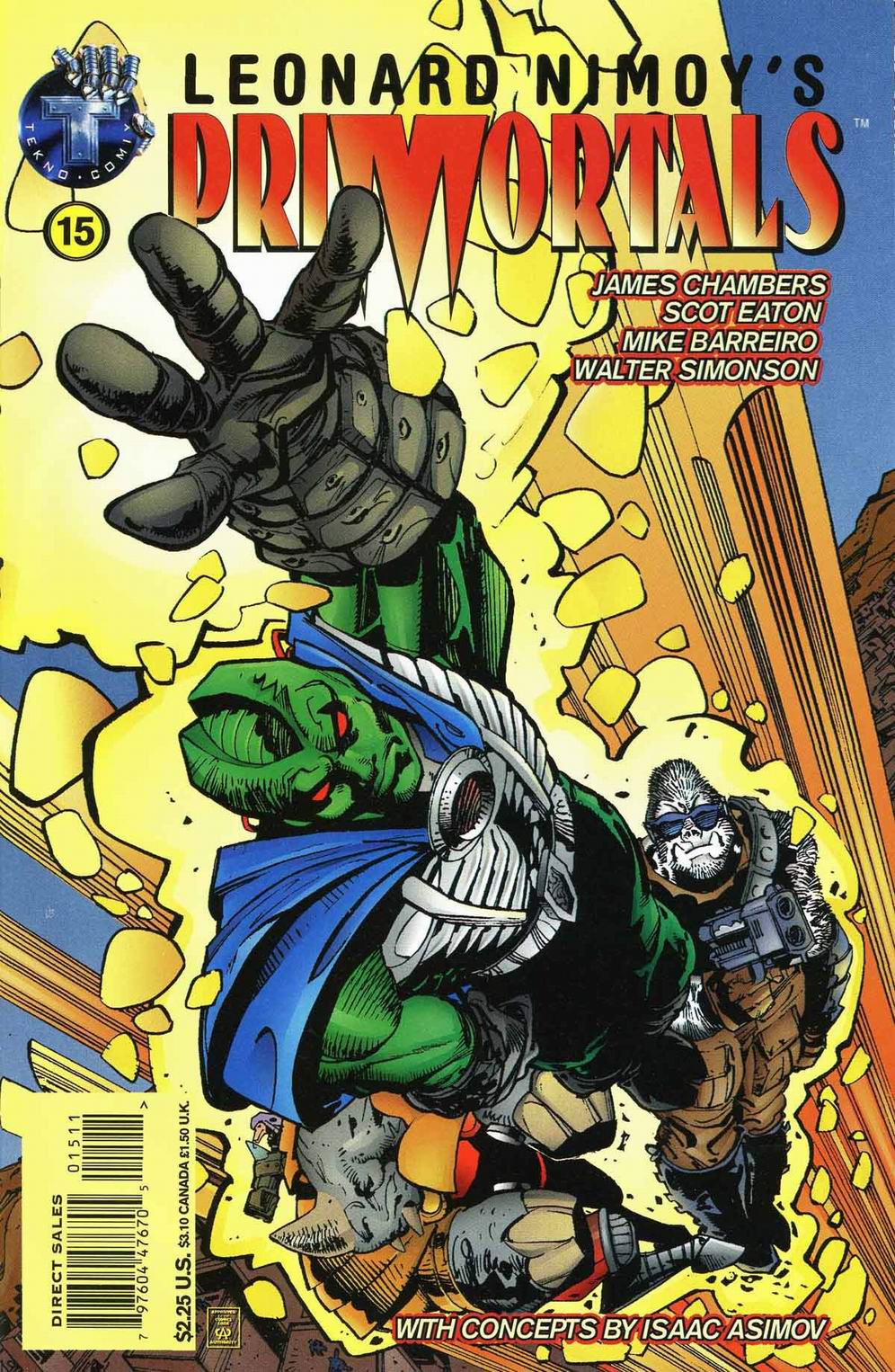 Read online Leonard Nimoy's Primortals (1995) comic -  Issue #15 - 1