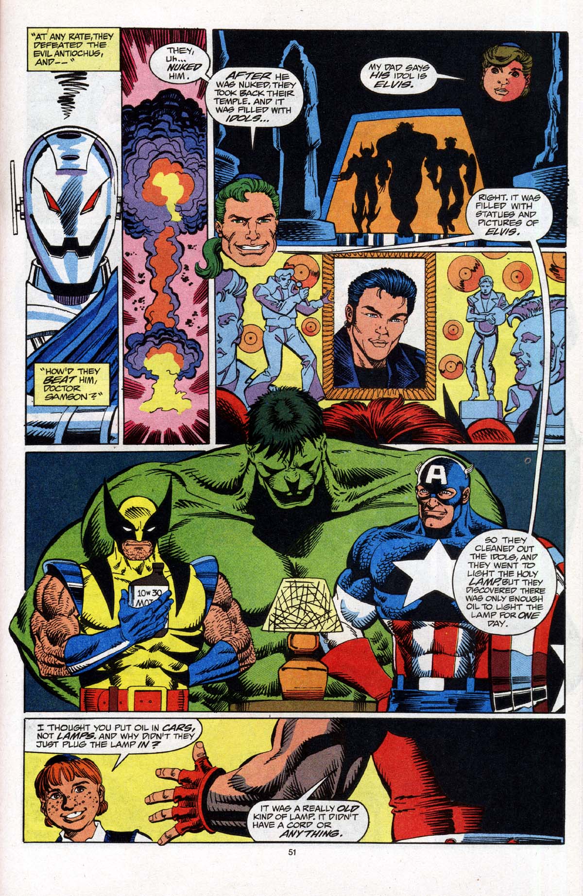 Read online Marvel Holiday Special (1991) comic -  Issue #1992 - 52