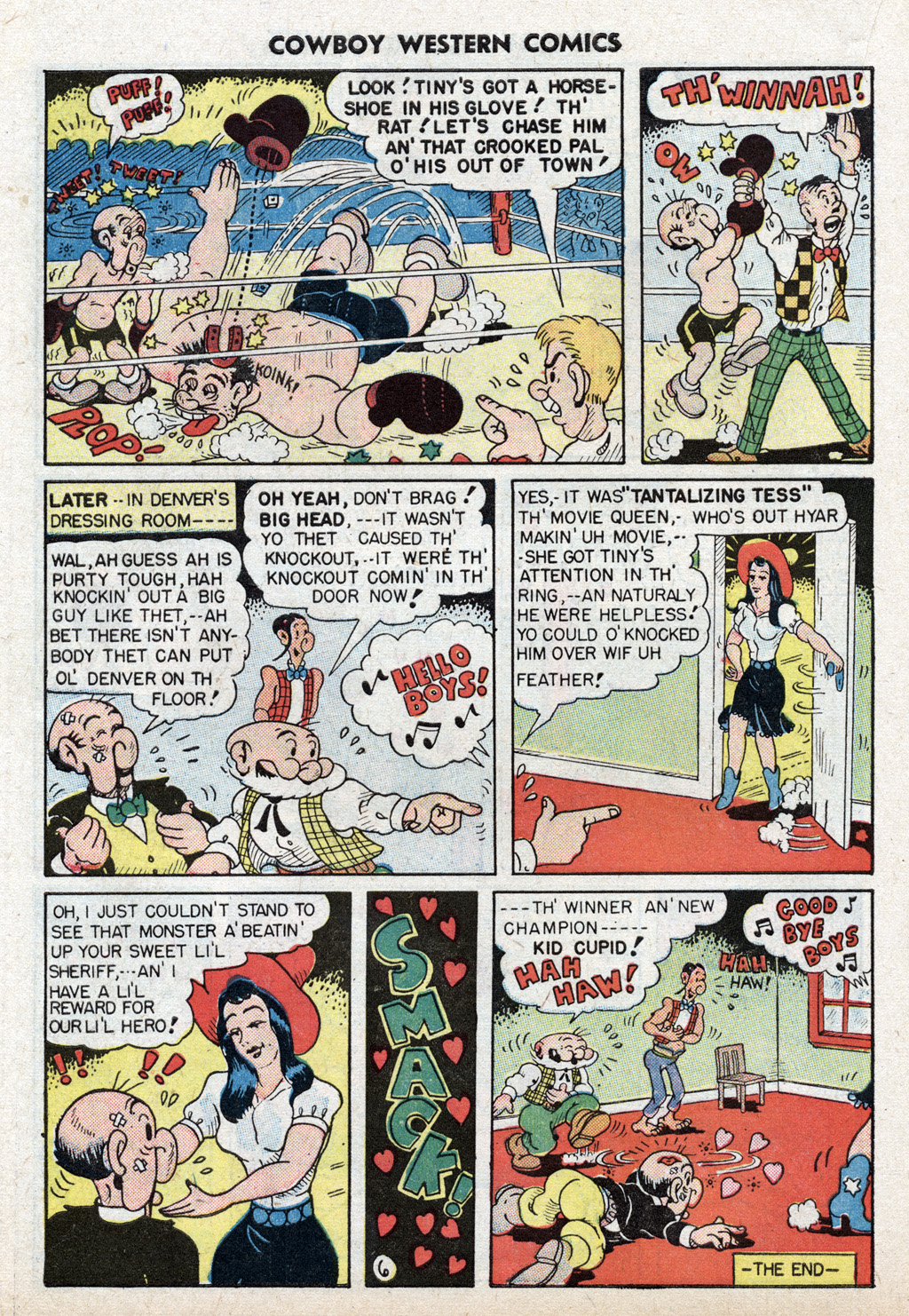 Read online Cowboy Western Comics (1948) comic -  Issue #22 - 16