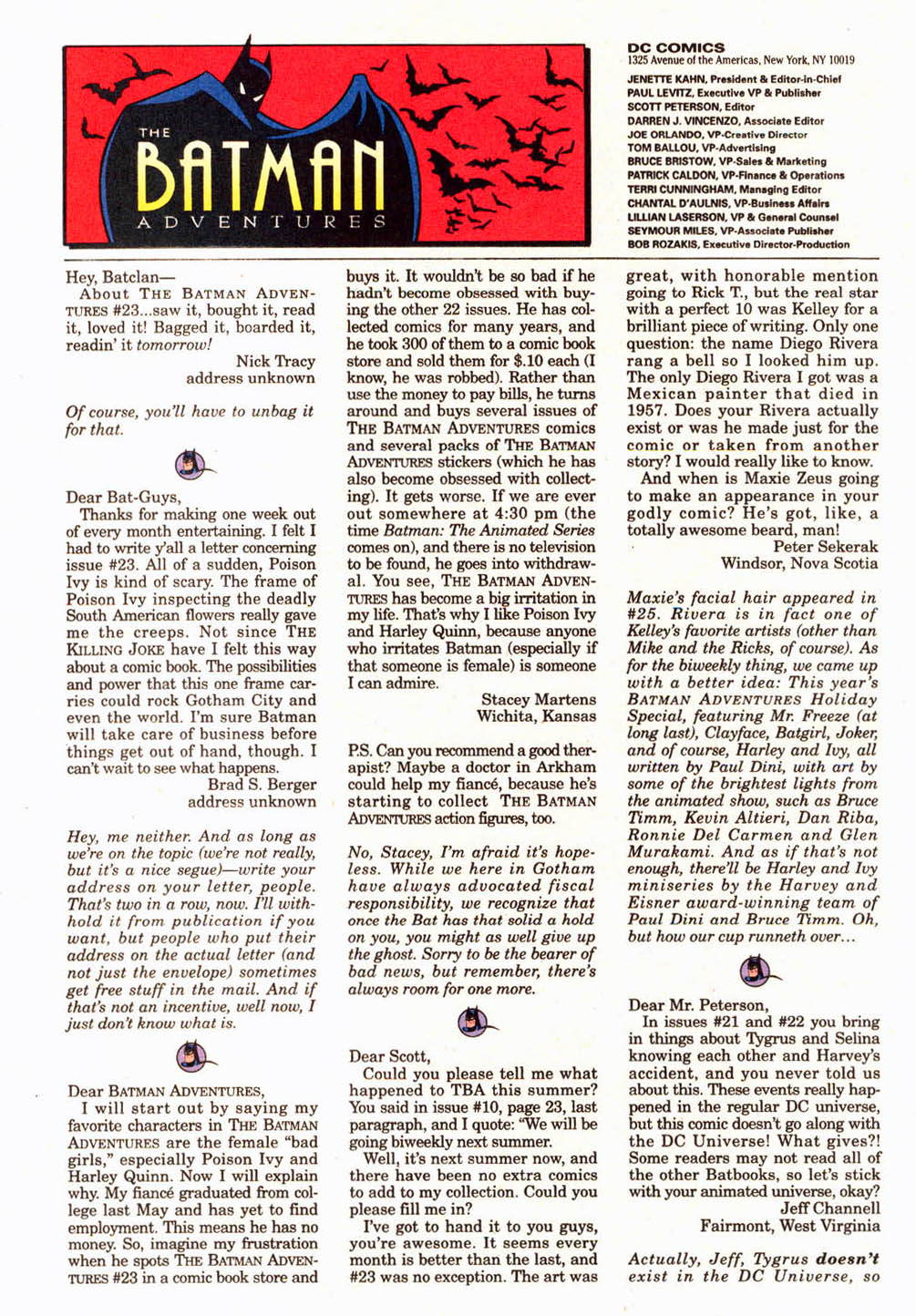 Read online The Batman Adventures comic -  Issue #27 - 24