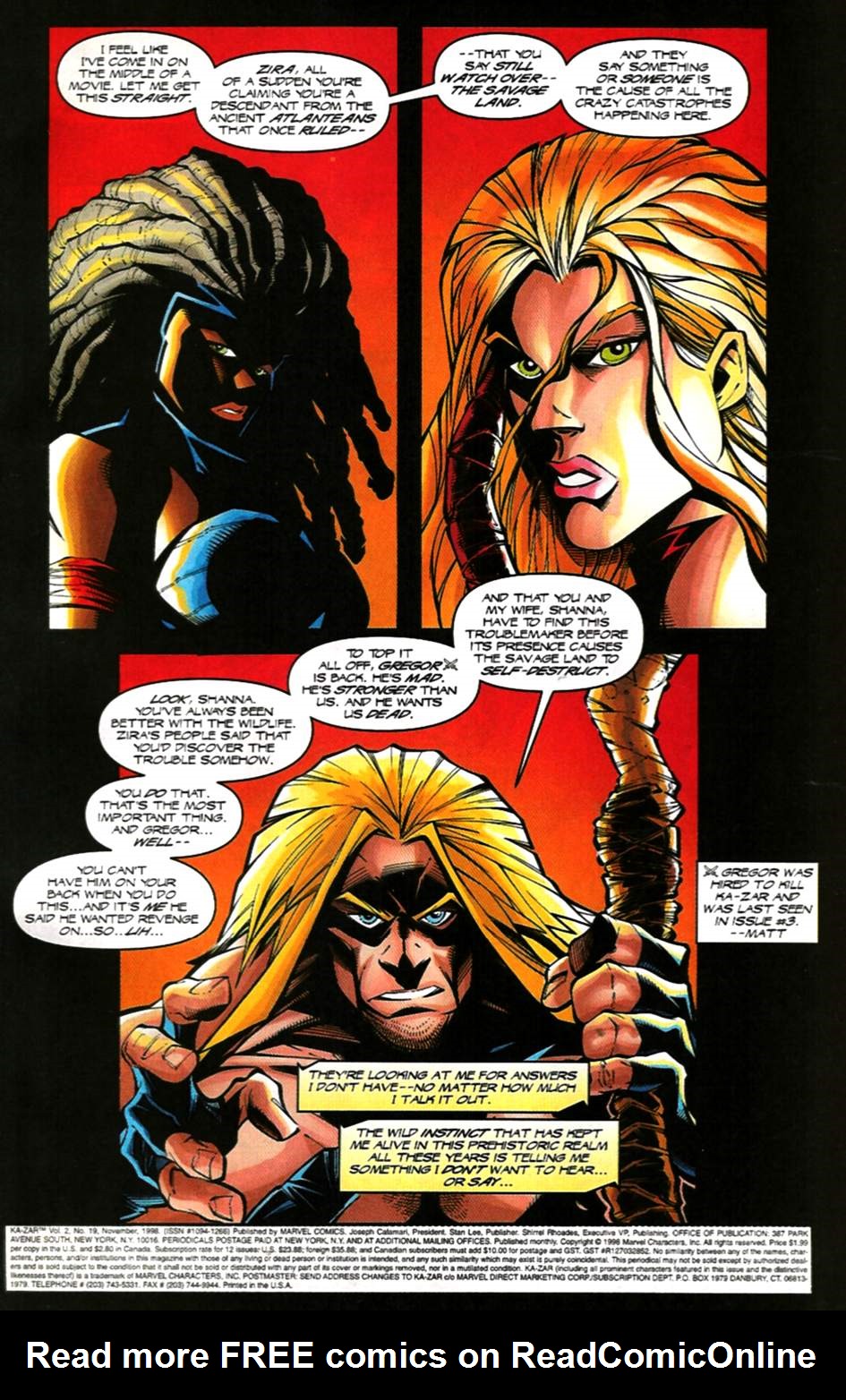 Read online Ka-Zar (1997) comic -  Issue #19 - 2