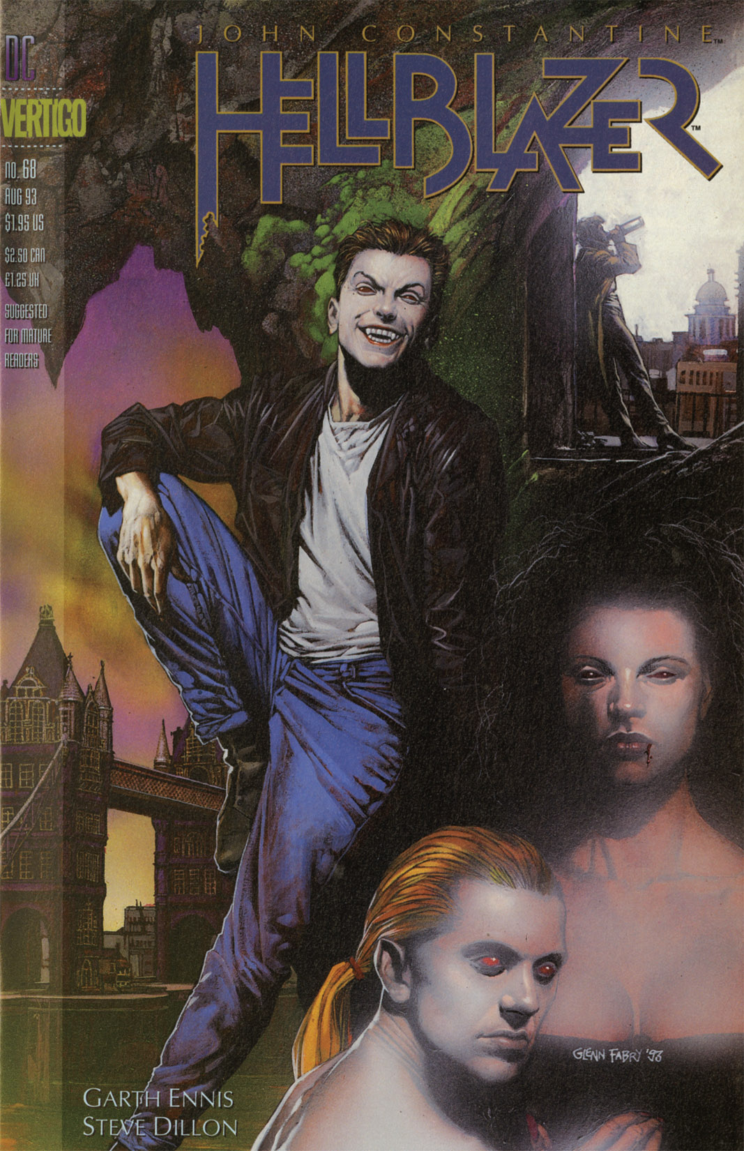 Read online Hellblazer comic -  Issue #68 - 1