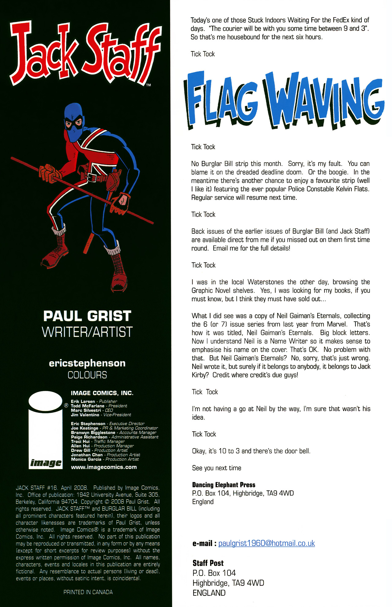 Read online Jack Staff (2003) comic -  Issue #16 - 2