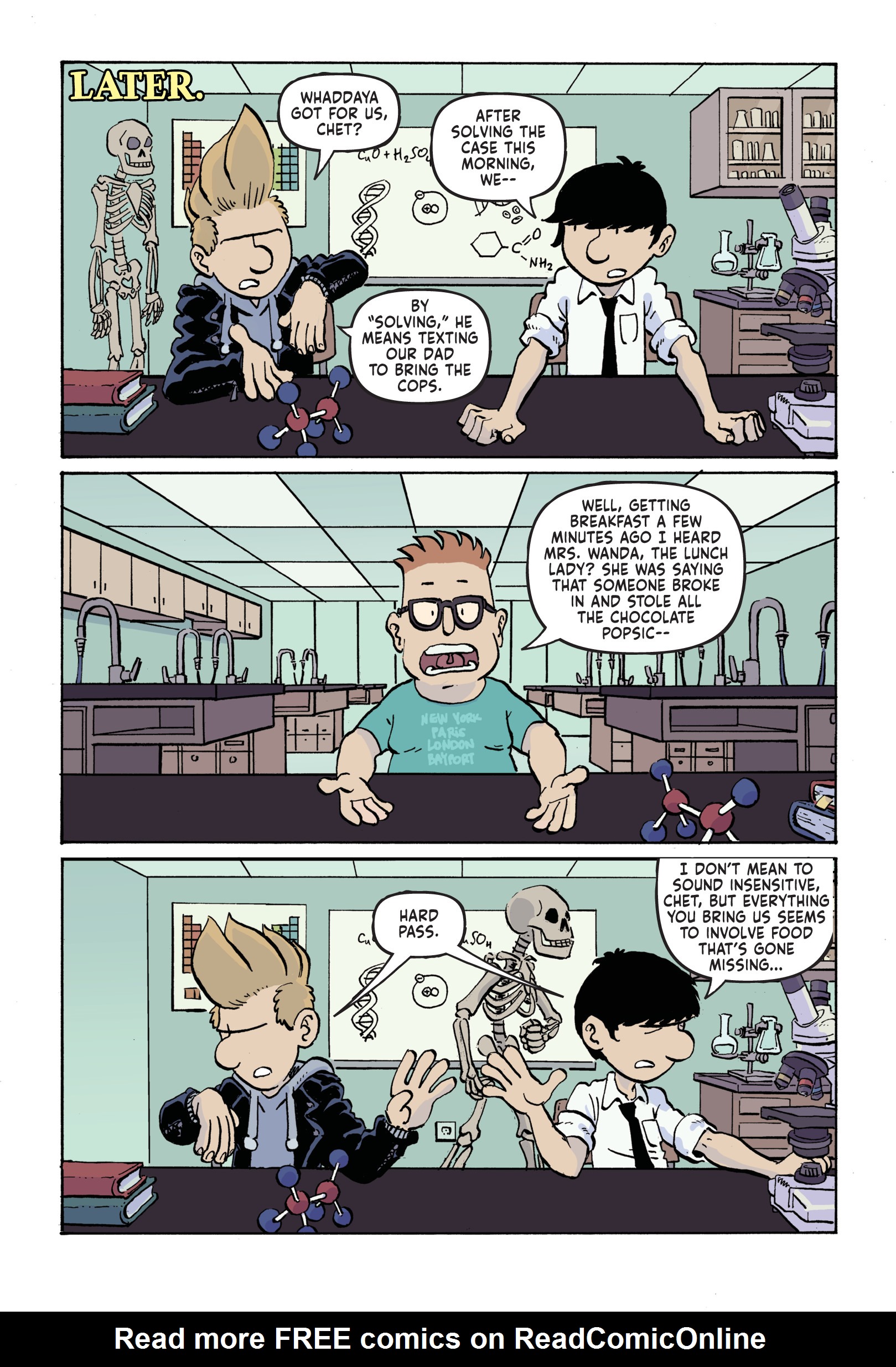 Read online Nancy Drew & the Hardy Boys: The Mystery of the Missing Adults! comic -  Issue # TPB - 12