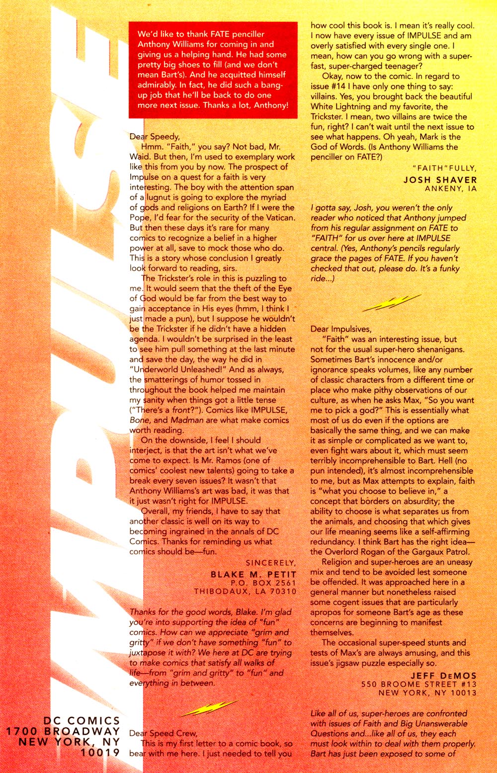 Read online Impulse (1995) comic -  Issue #17 - 24