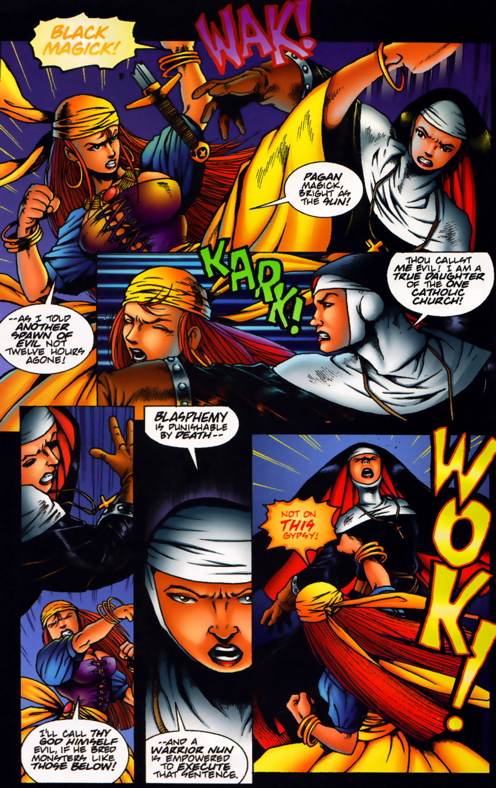 Read online Warrior Nun Areala: Scorpio Rose comic -  Issue #1 - 20