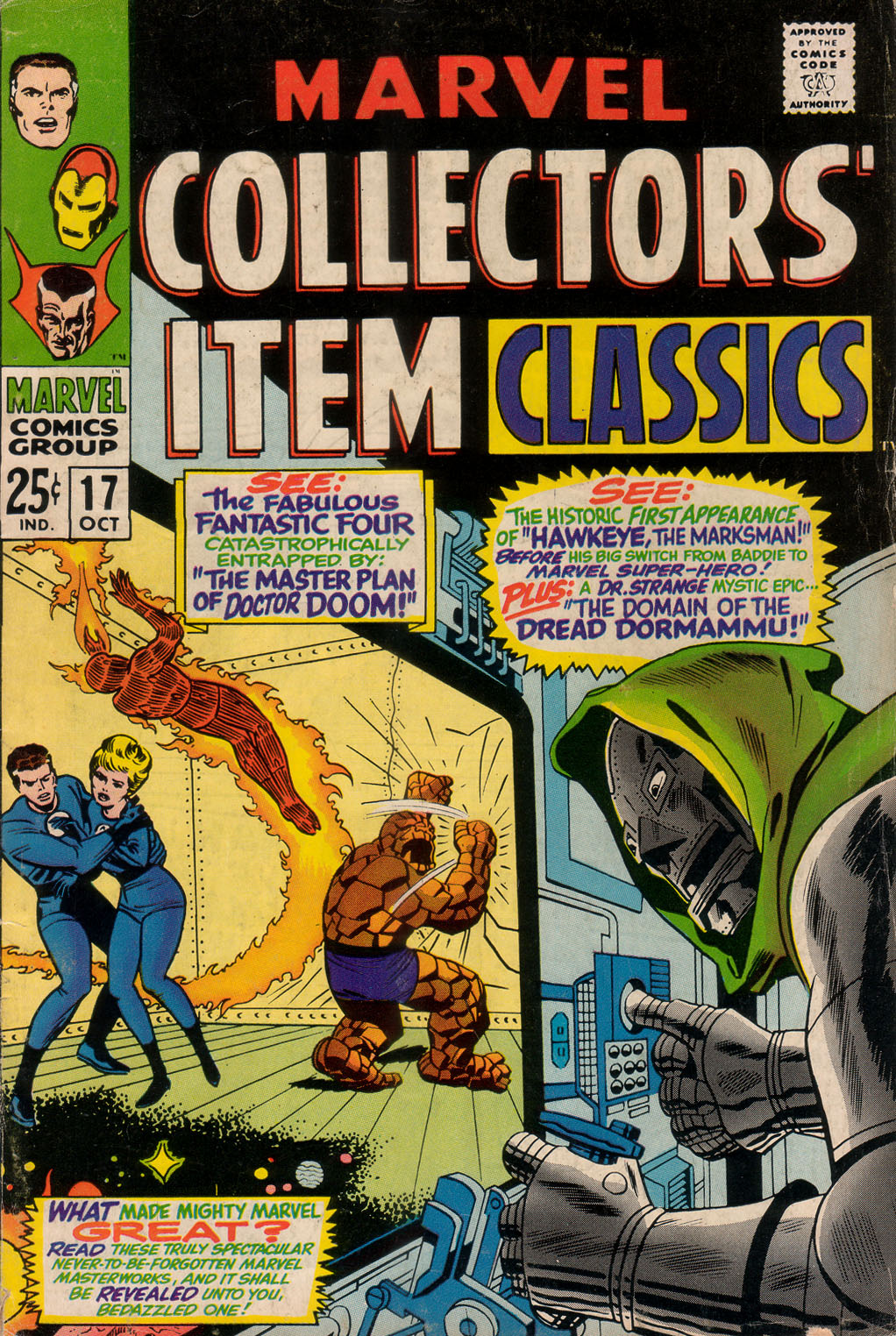 Read online Marvel Collectors' Item Classics comic -  Issue #17 - 1