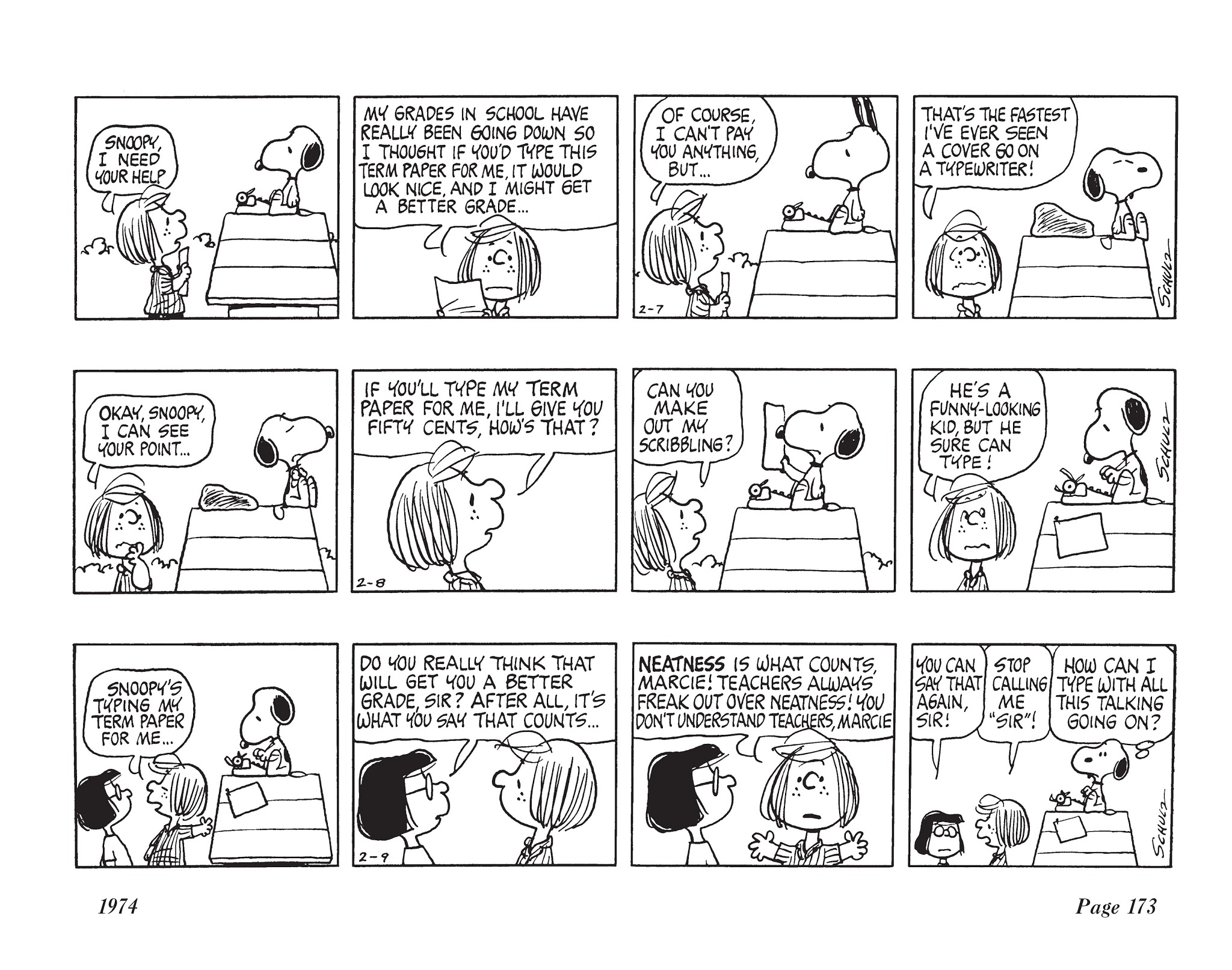 Read online The Complete Peanuts comic -  Issue # TPB 12 - 187