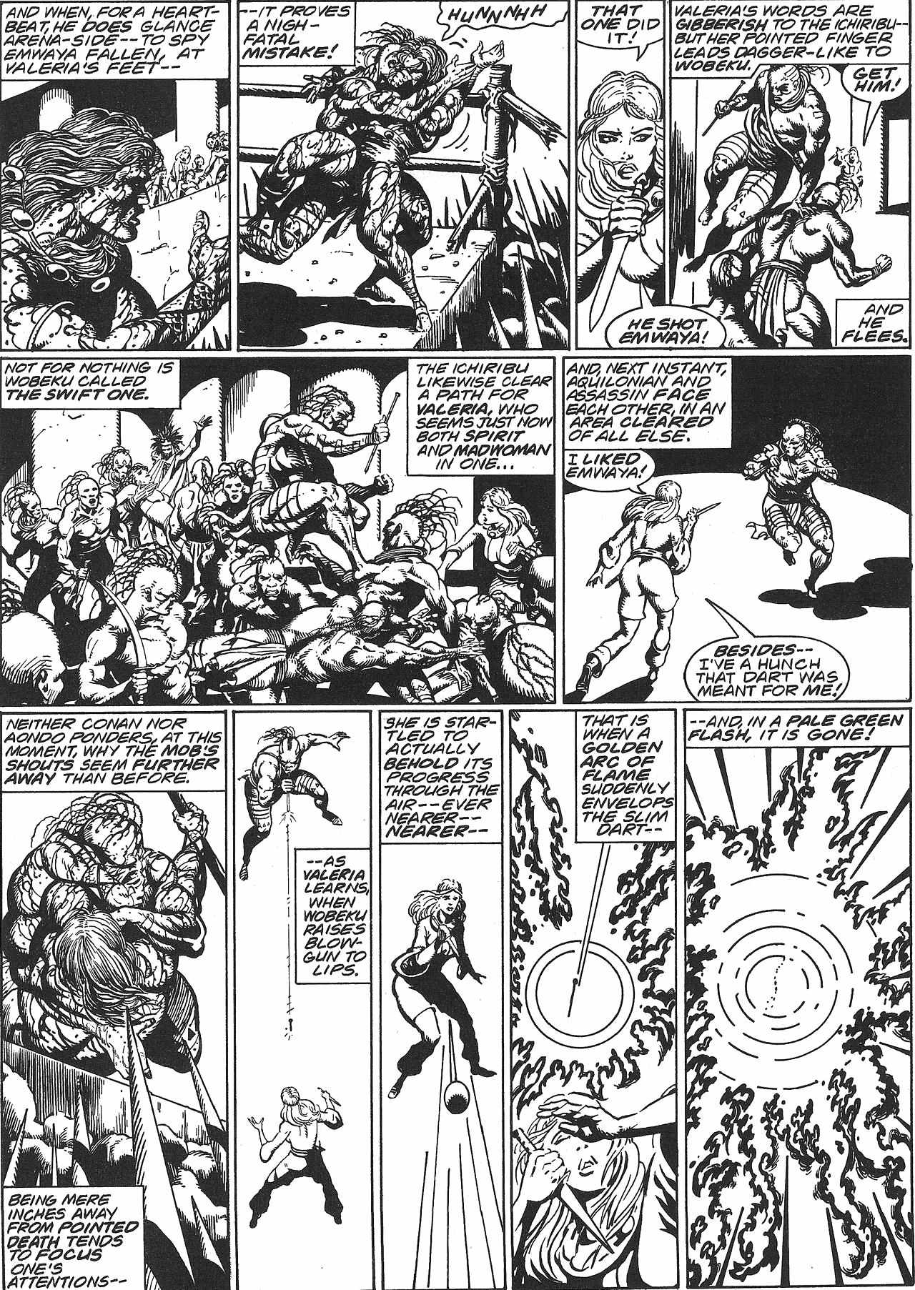 Read online The Savage Sword Of Conan comic -  Issue #213 - 21