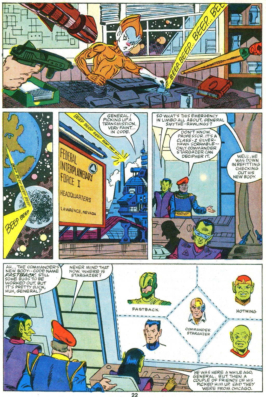 Read online SilverHawks comic -  Issue #6 - 18