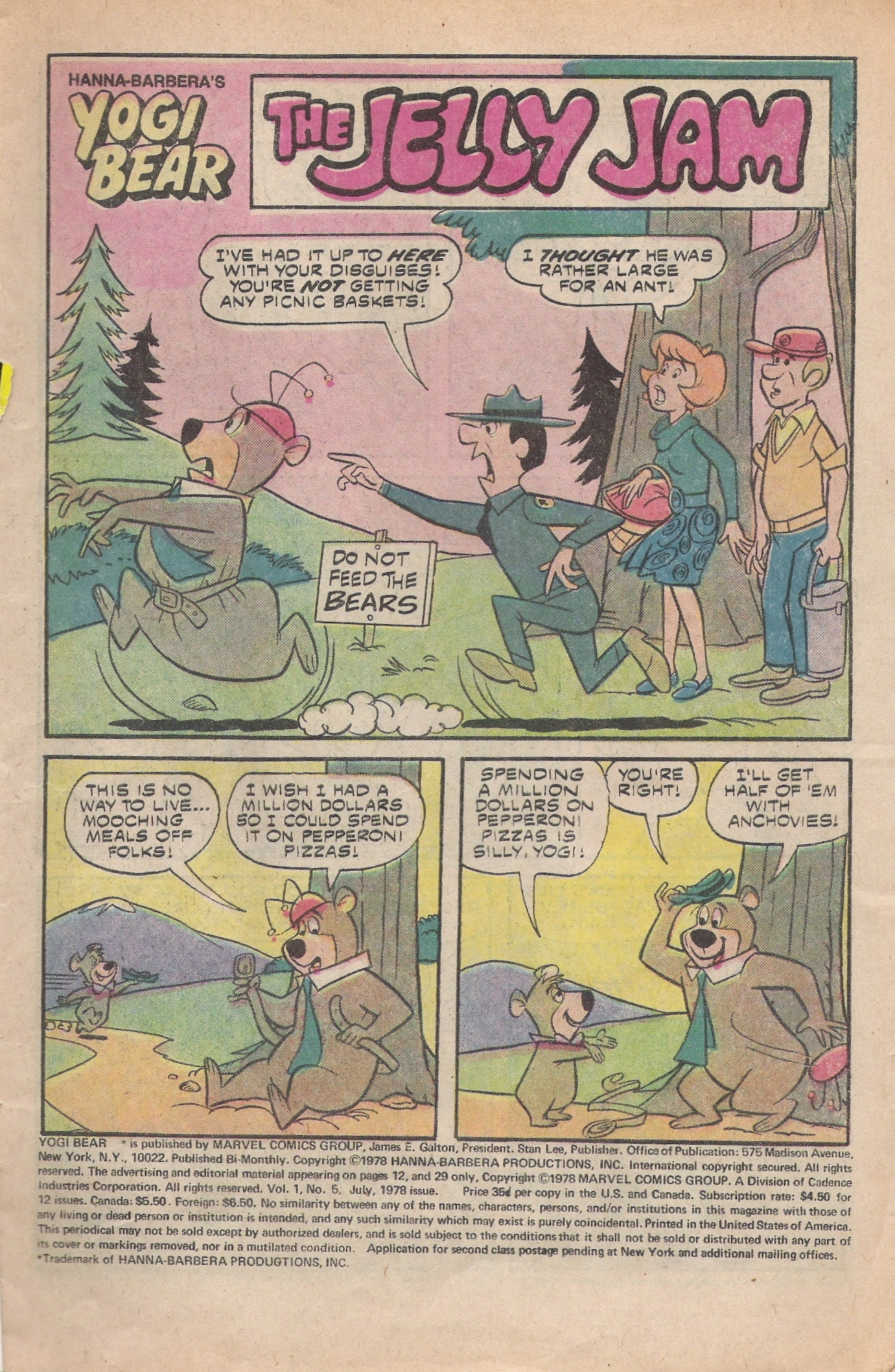 Read online Yogi Bear comic -  Issue #5 - 3