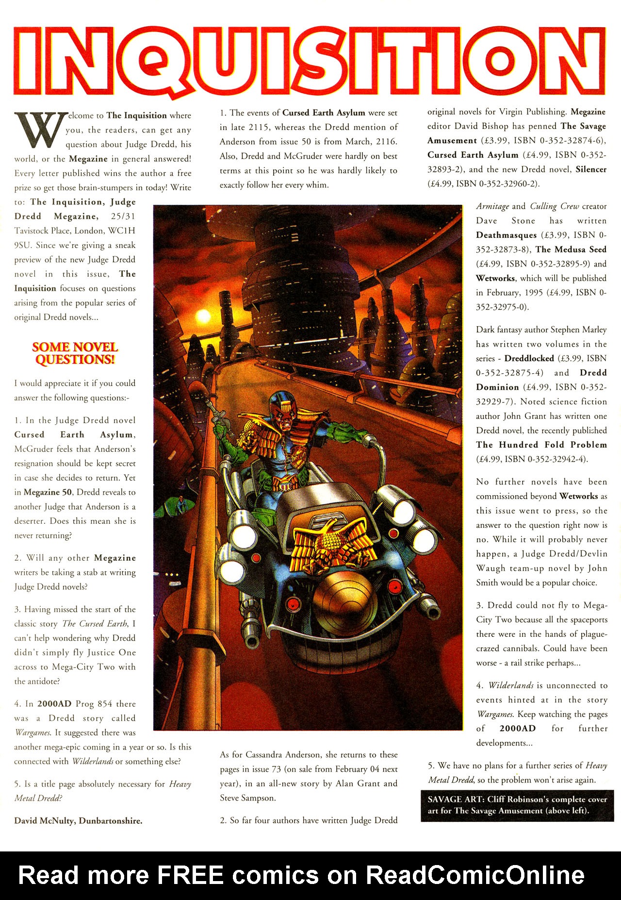 Read online Judge Dredd: The Megazine (vol. 2) comic -  Issue #67 - 30