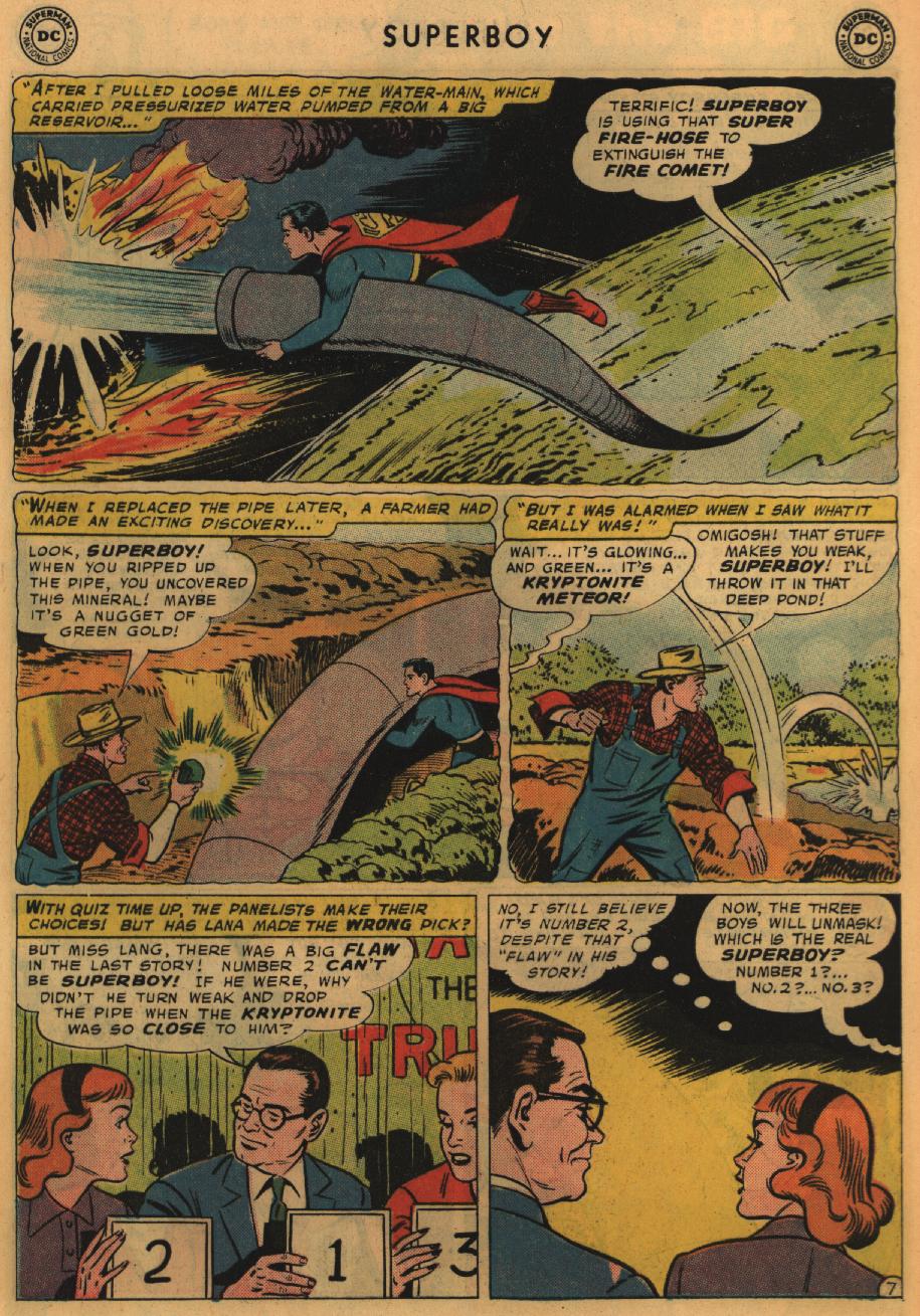 Read online Superboy (1949) comic -  Issue #67 - 8