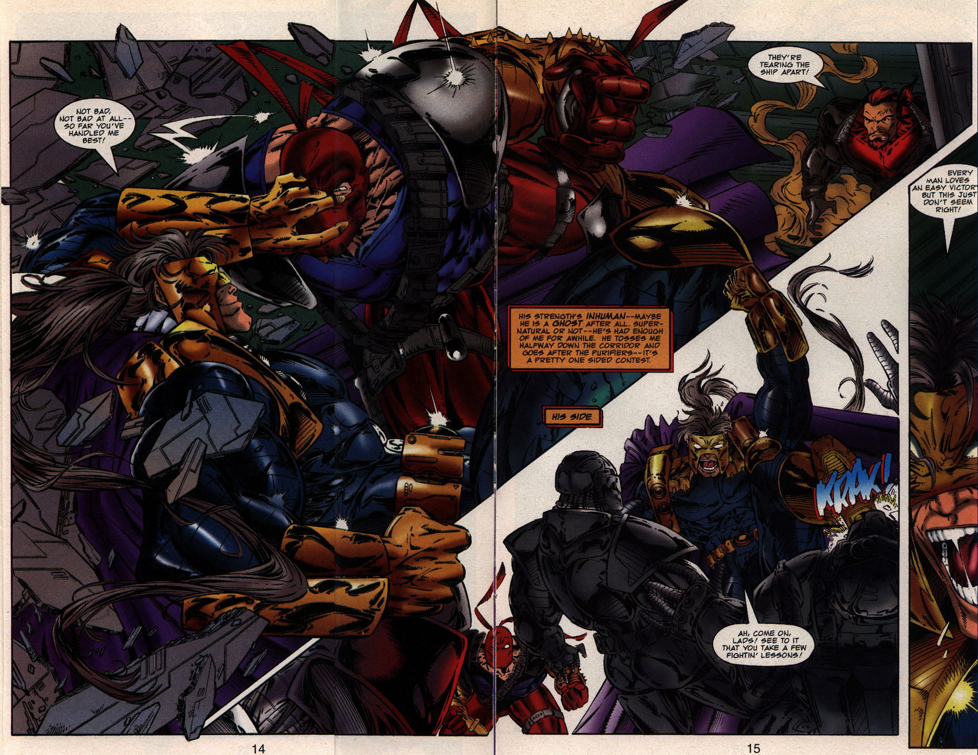 Read online Bloodstrike (1993) comic -  Issue #14 - 19