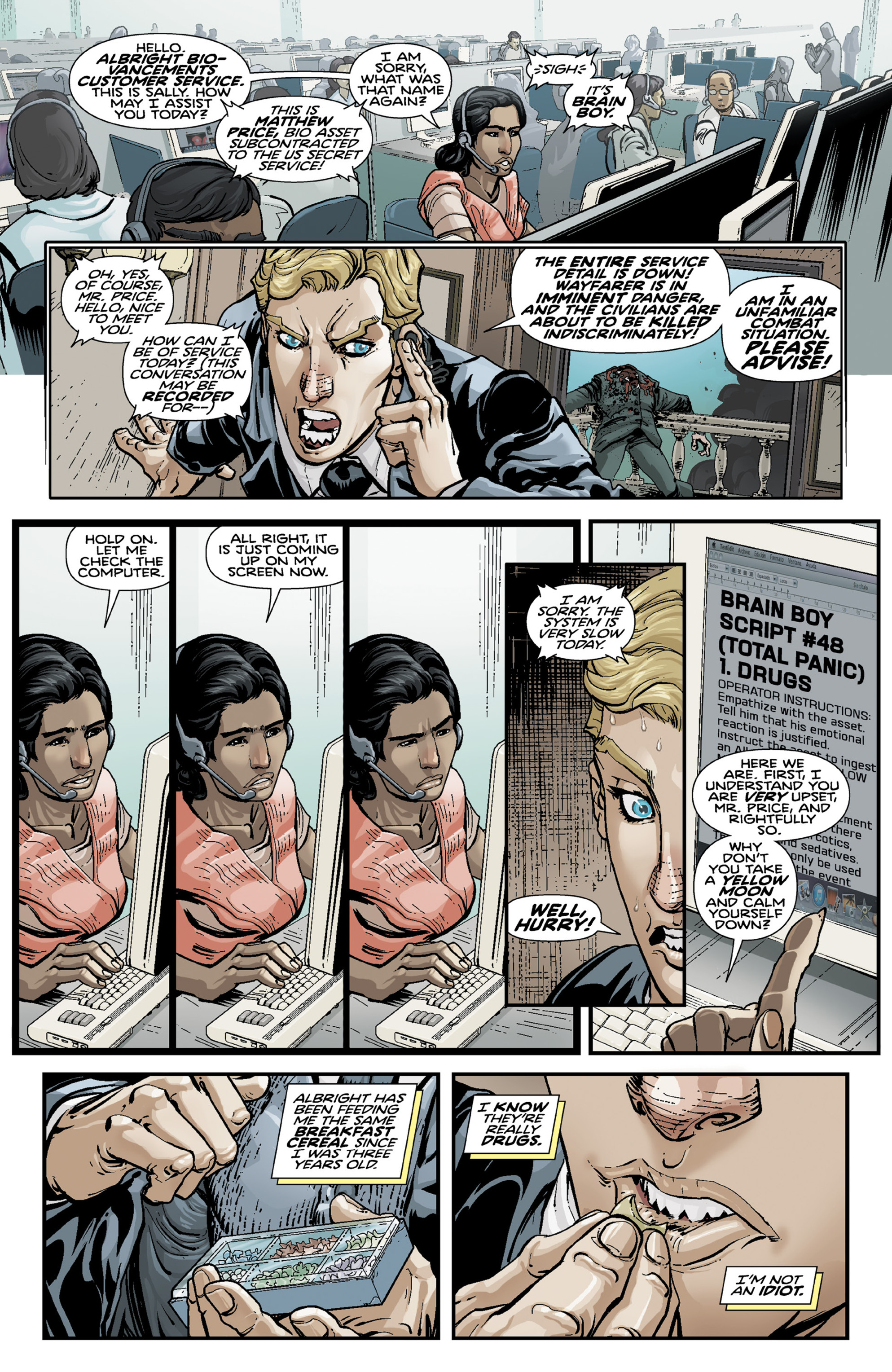 Read online Brain Boy comic -  Issue # _TPB 1 - 16