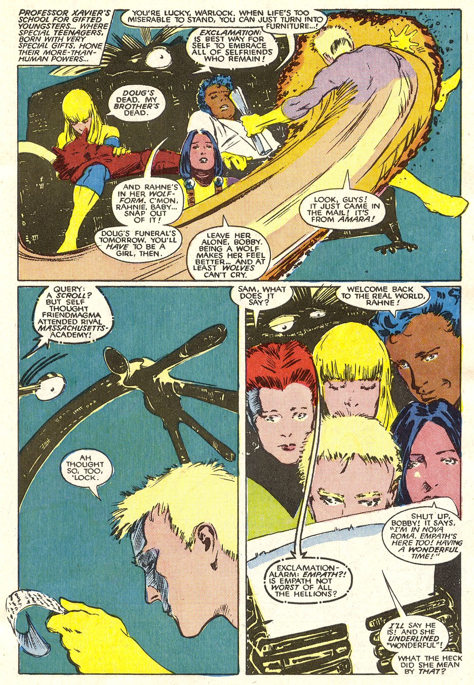 Read online The New Mutants comic -  Issue #62 - 2