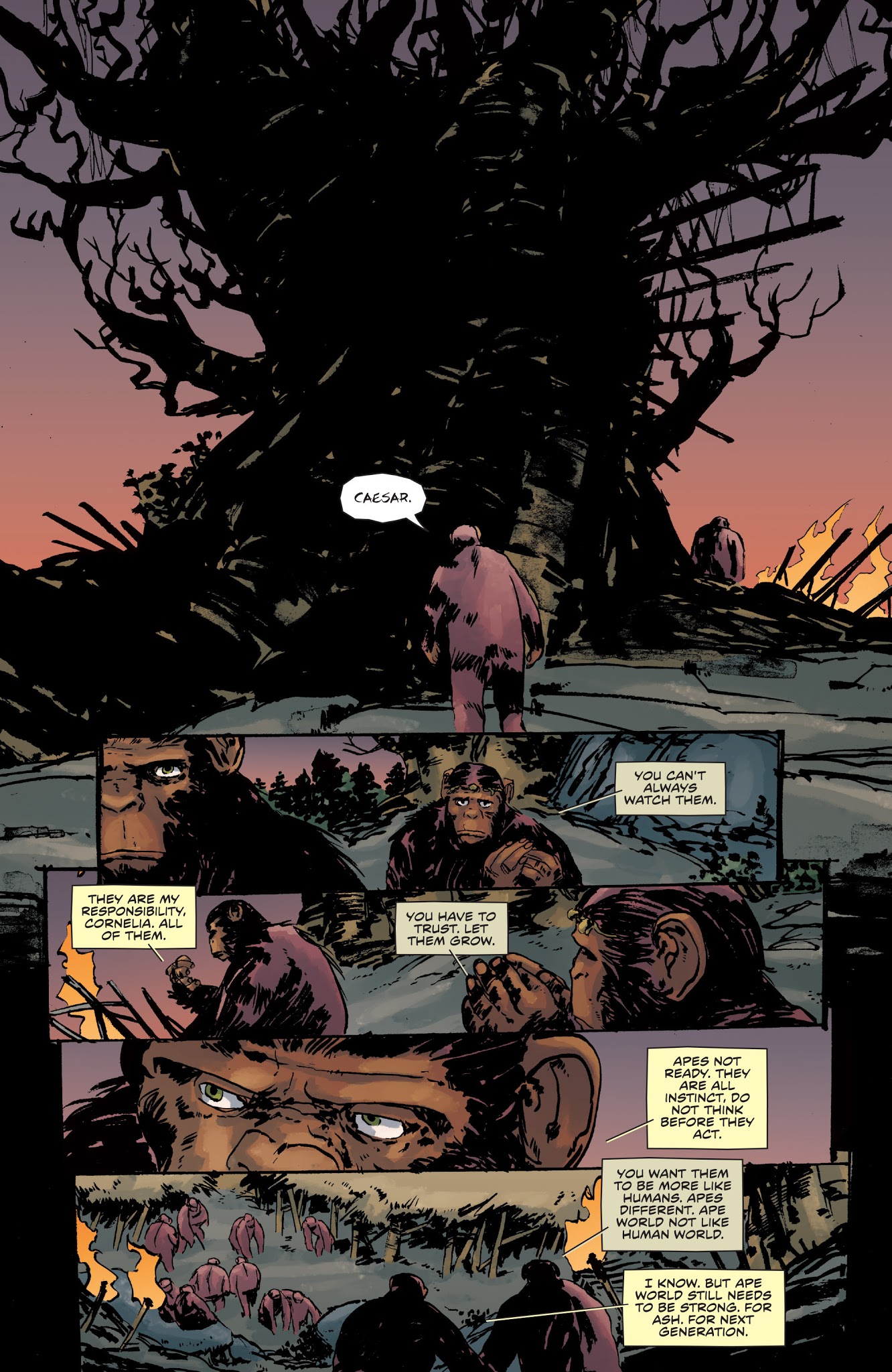 Read online Dawn of the Planet of the Apes comic -  Issue # TPB - 46