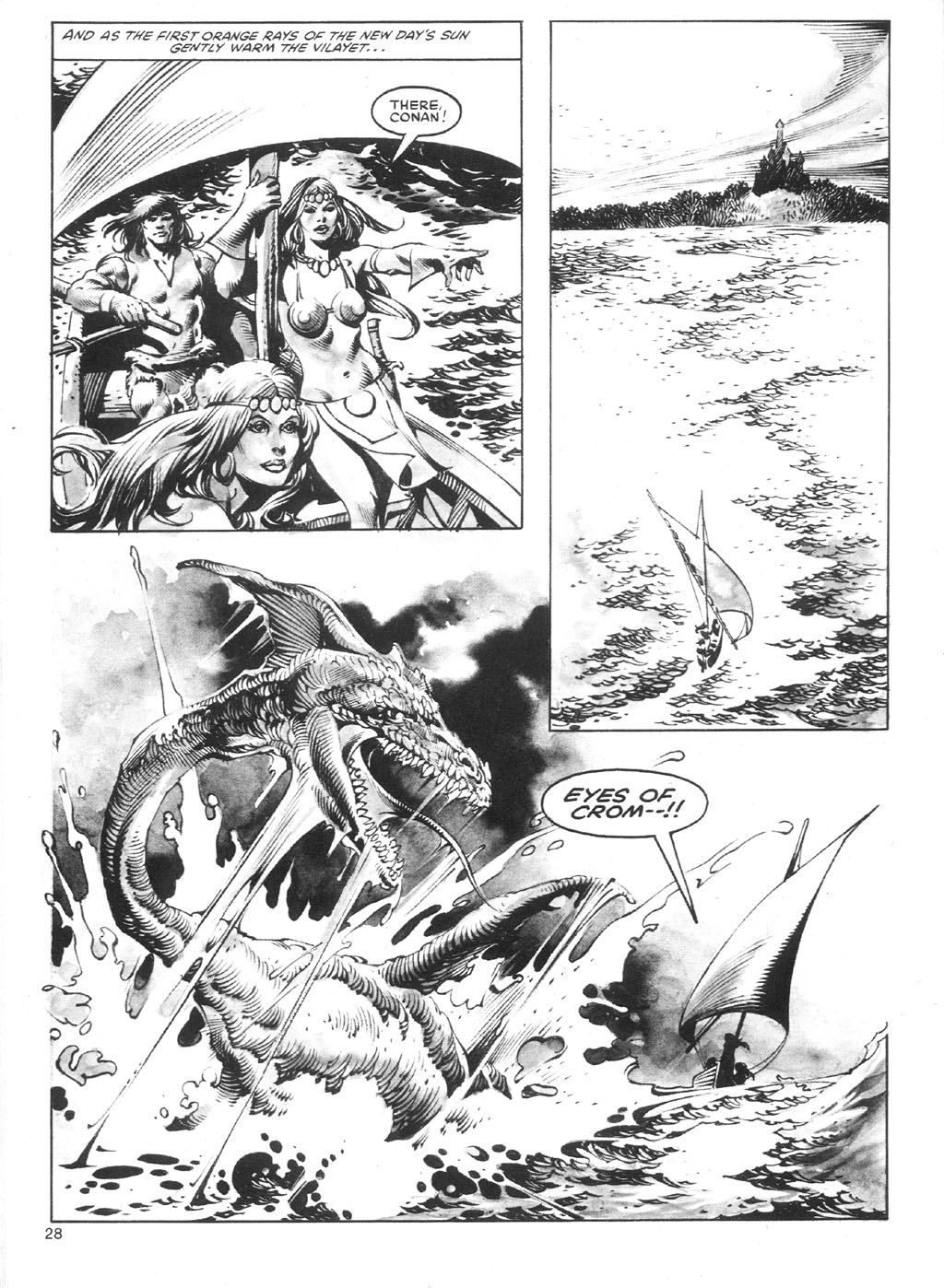 Read online The Savage Sword Of Conan comic -  Issue #88 - 28