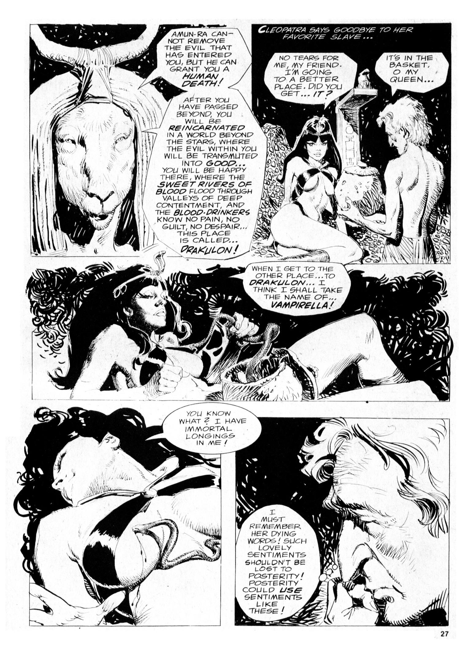 Read online Vampirella (1969) comic -  Issue #113 - 27