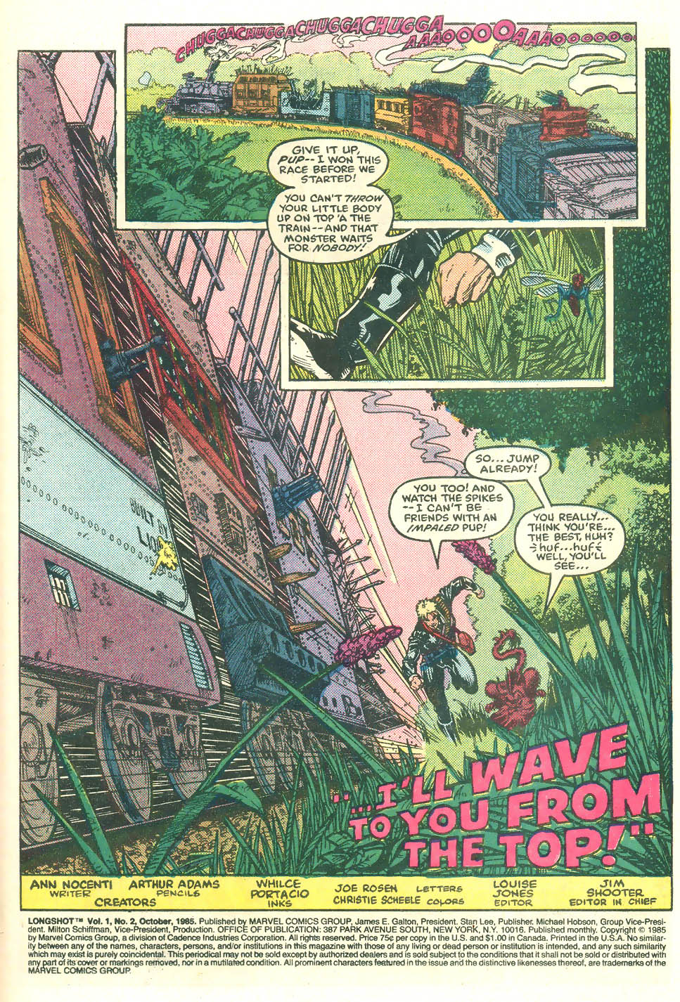 Read online Longshot (1985) comic -  Issue #2 - 2