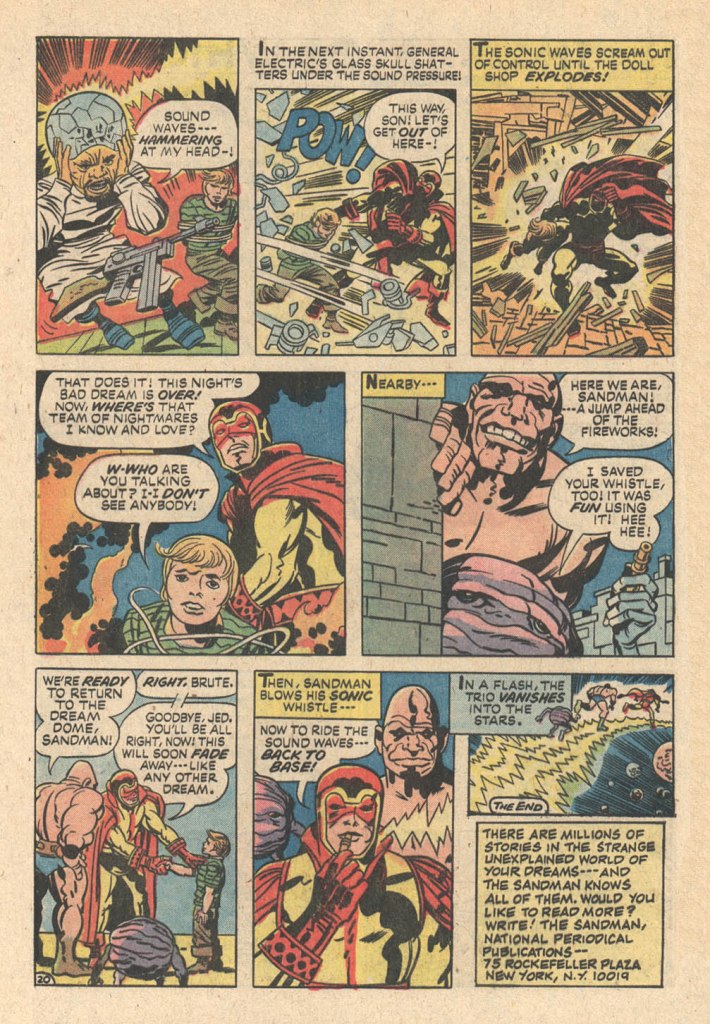 Read online The Sandman (1974) comic -  Issue #1 - 21