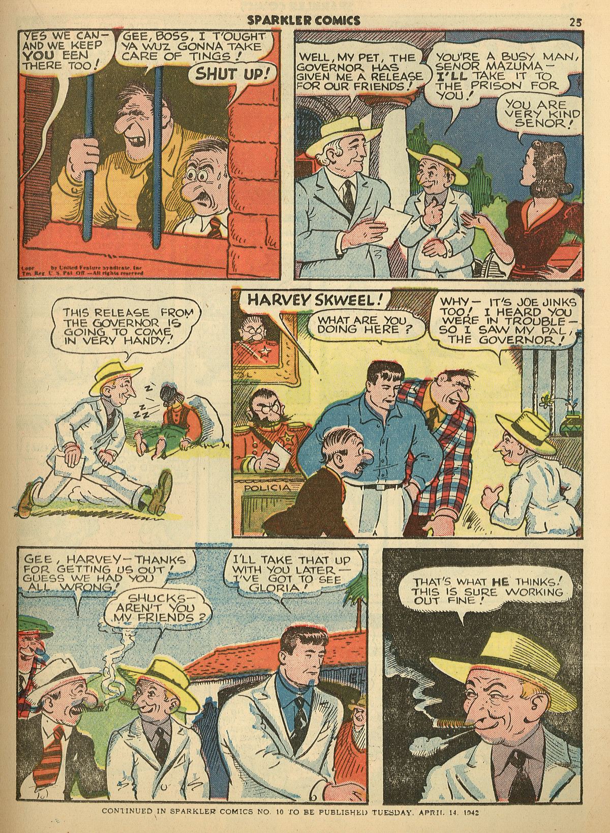Read online Sparkler Comics comic -  Issue #9 - 27