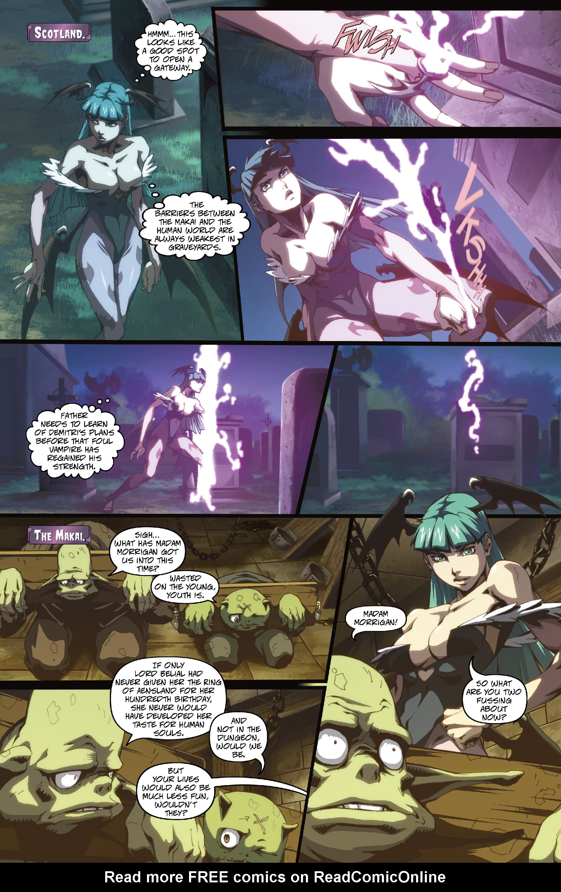 Read online Darkstalkers comic -  Issue #6 - 5