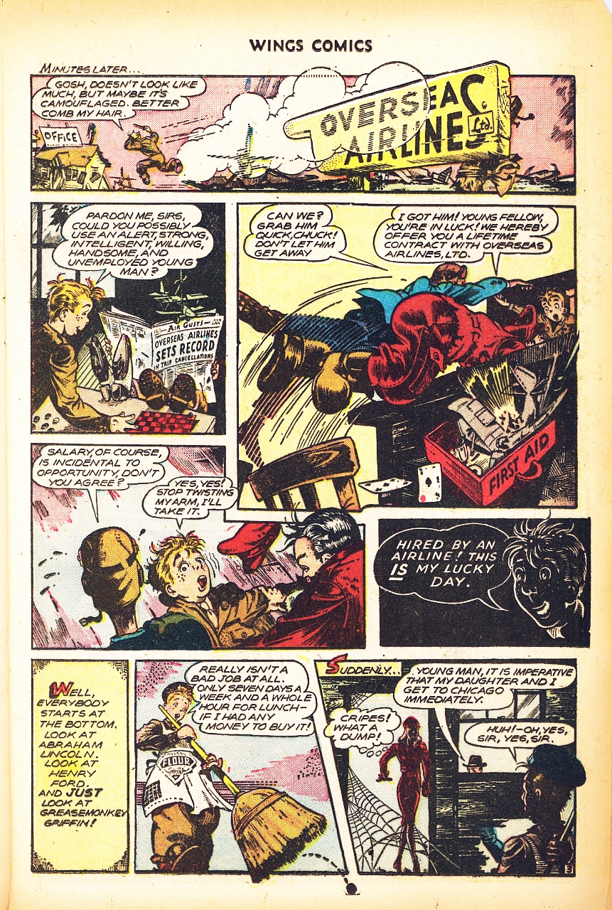 Read online Wings Comics comic -  Issue #71 - 21