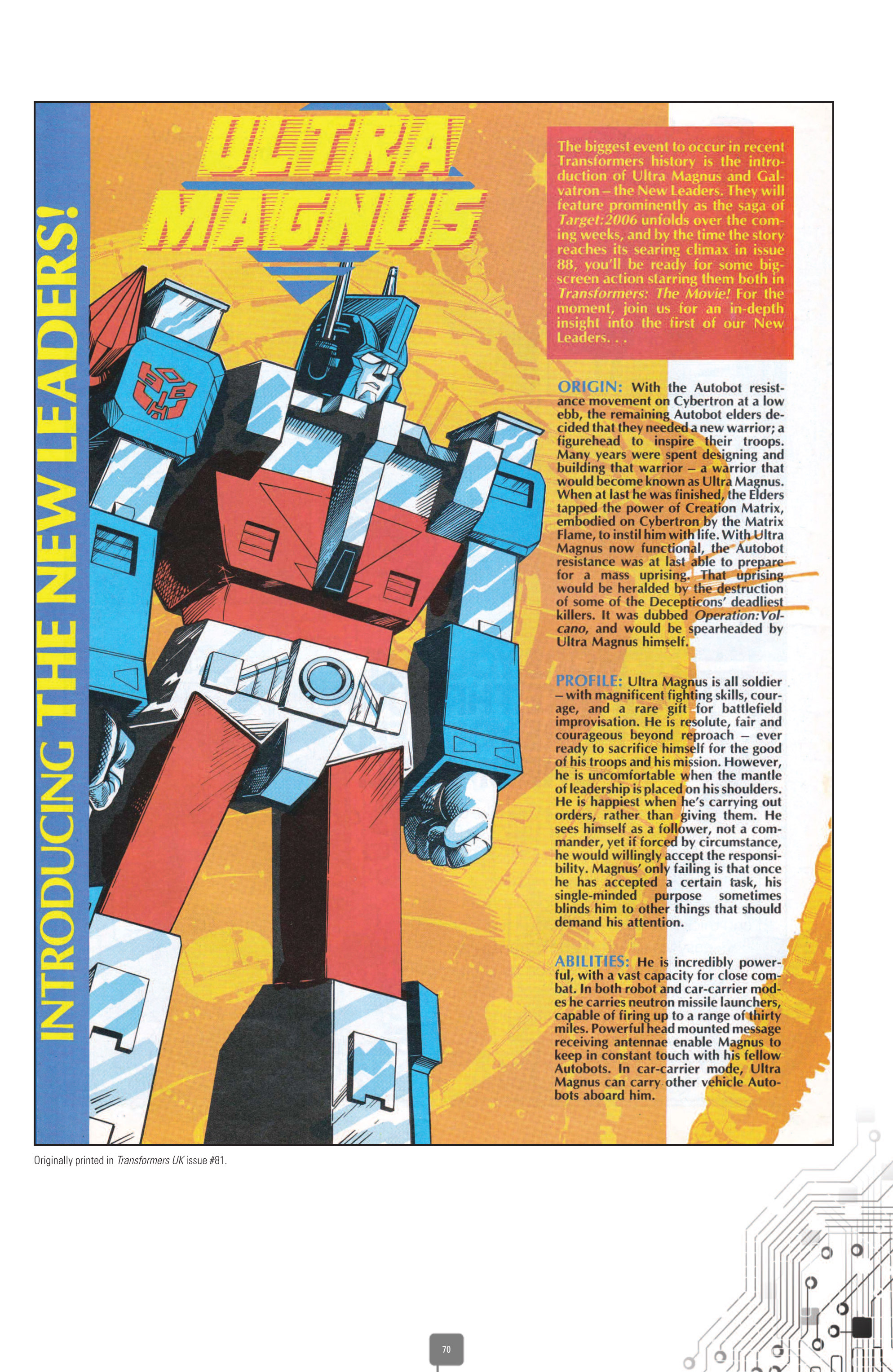 Read online The Transformers Classics UK comic -  Issue # TPB 3 - 71