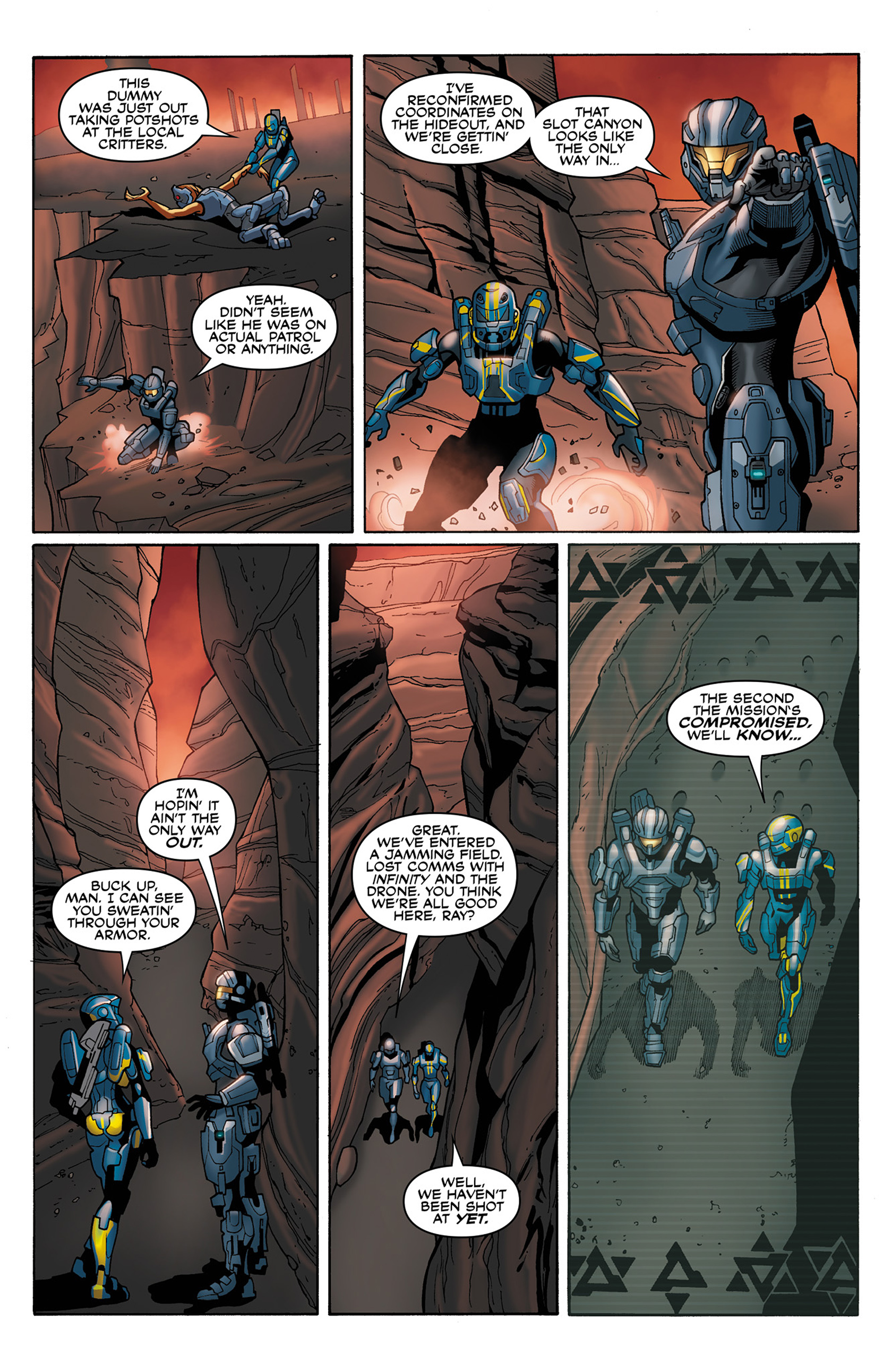 Read online Halo: Escalation comic -  Issue #11 - 11