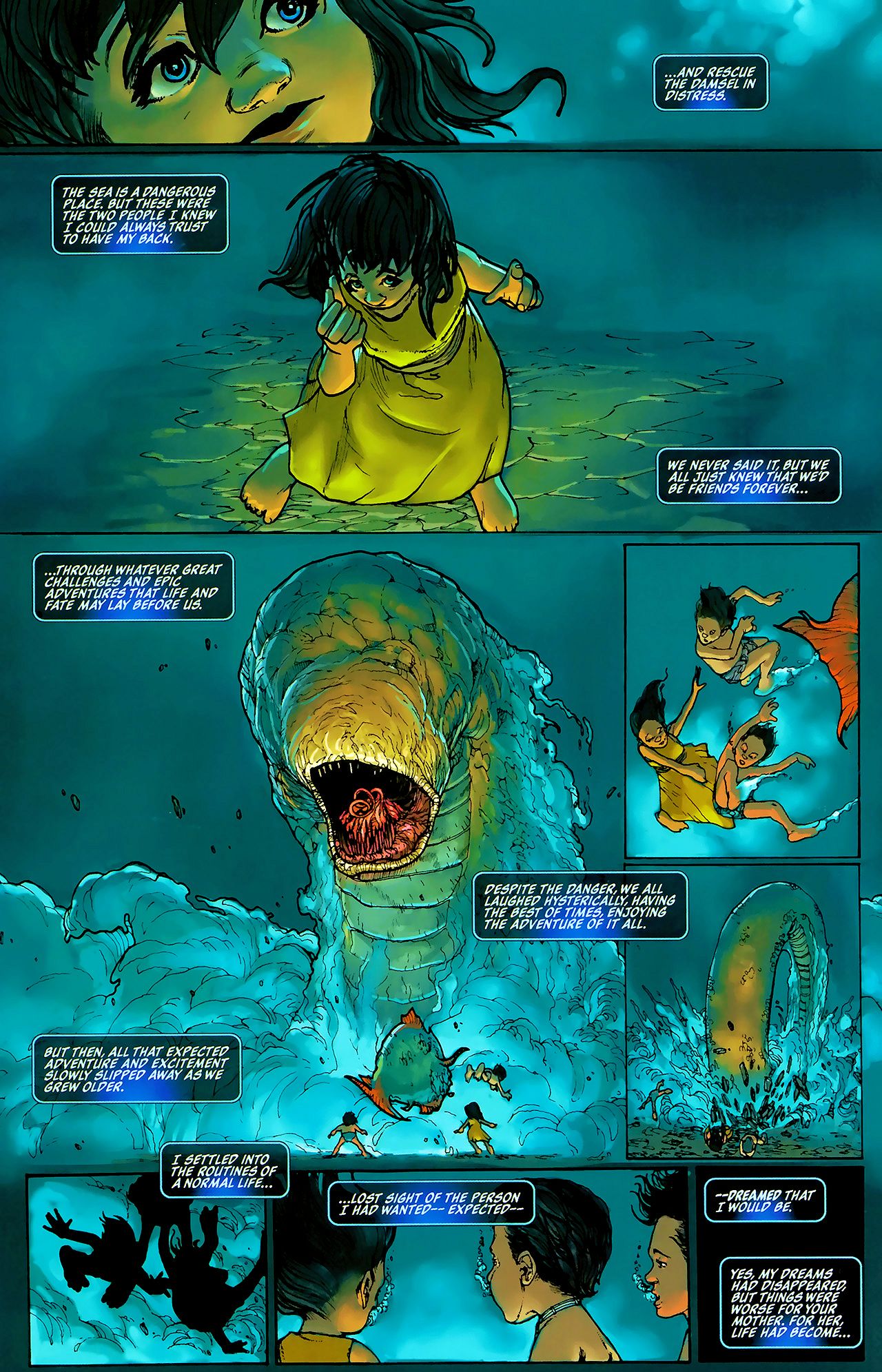 Read online Fathom: Blue Descent comic -  Issue #1 - 5