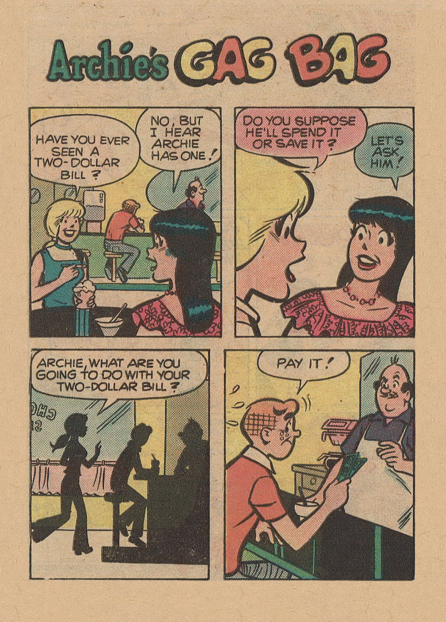 Read online Archie Digest Magazine comic -  Issue #44 - 122